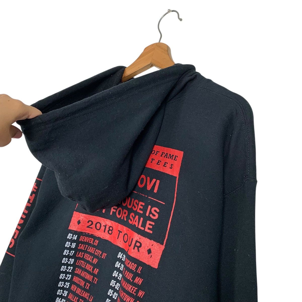 Bon Jovi Bon Jovi 2018 Tour Rock N Roll Hoodie Size US M / EU 48-50 / 2 - 9 Thumbnail