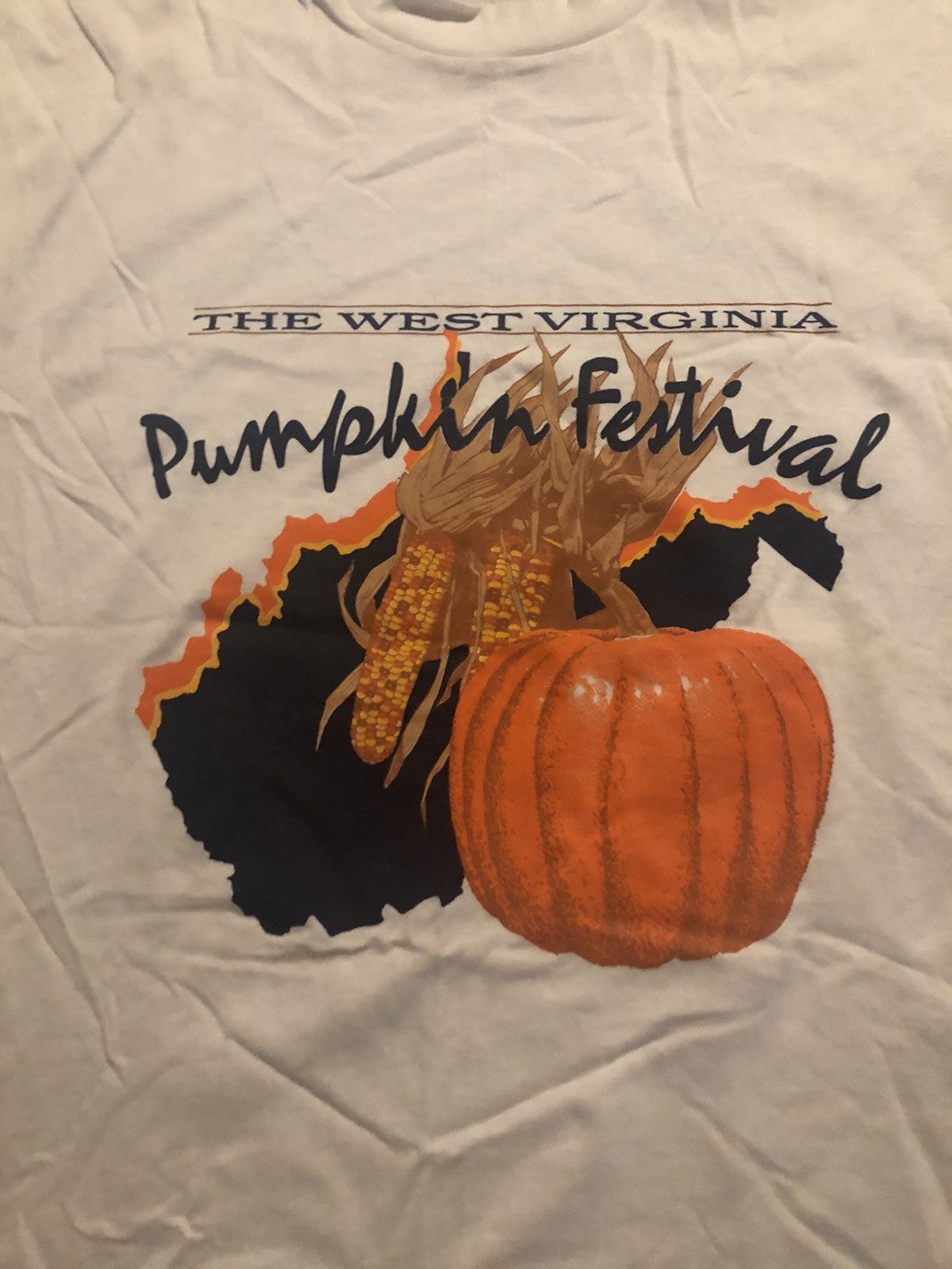 Vintage Vintage 90s The West Virginia Pumpkin Festival S/L Size US L / EU 52-54 / 3 - 2 Thumbnail