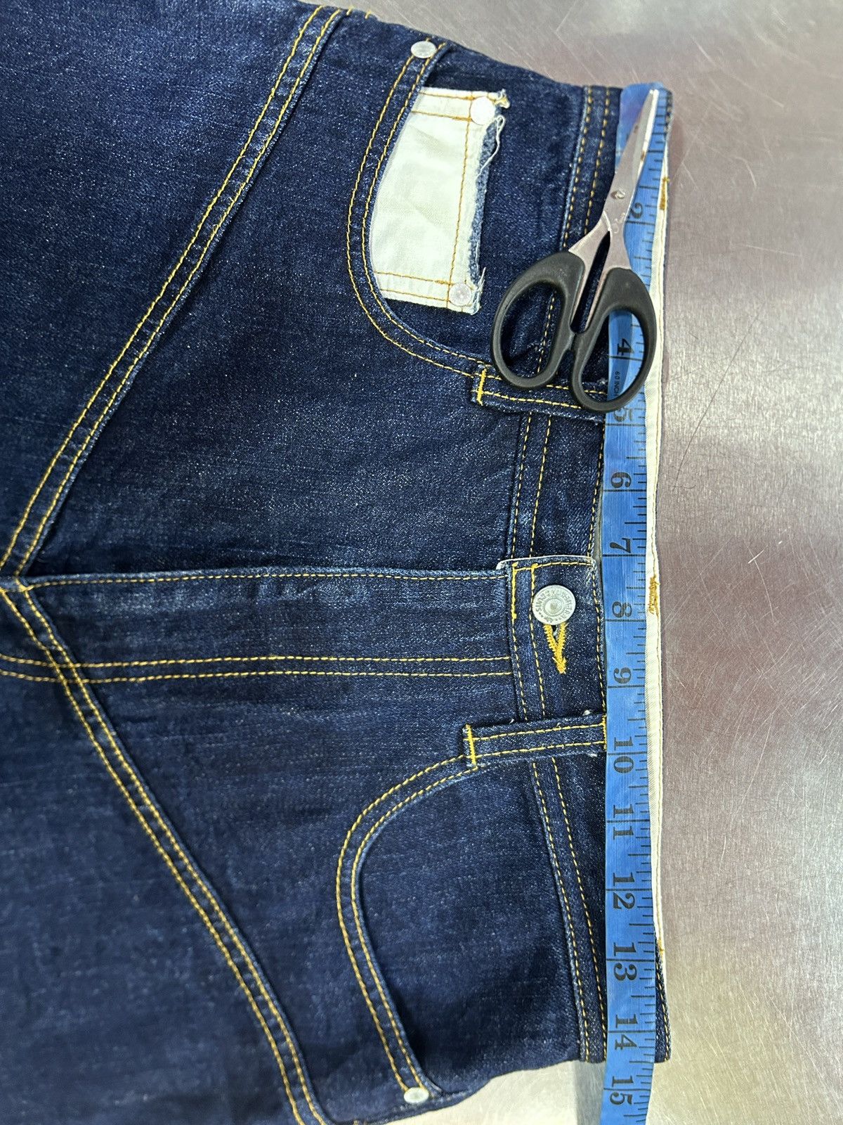 Issey Miyake Vintage Sunaokuwahara Issey Miyake Wide Freak Jeans Size US 29 - 16 Thumbnail