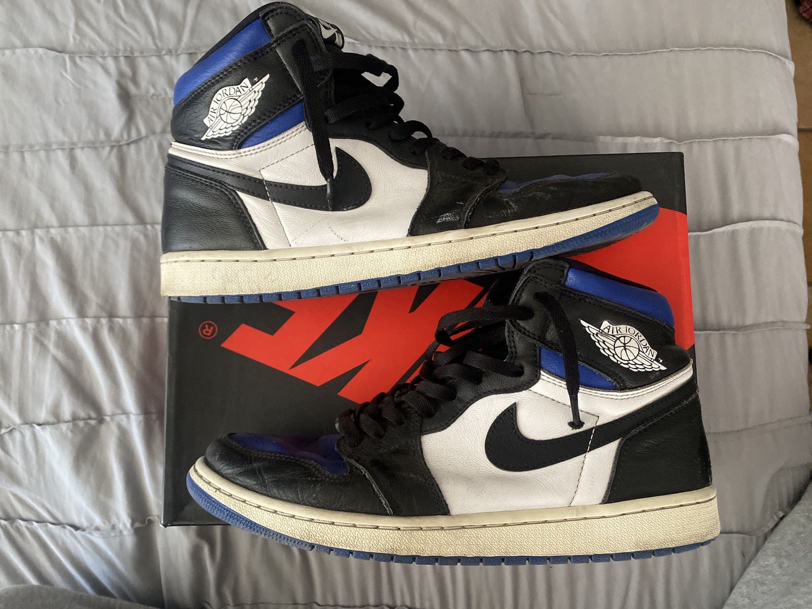 Jordan Brand Retro Jordan 1 Royal Toe Size US 10.5 / EU 43-44 - 1 Thumbnail