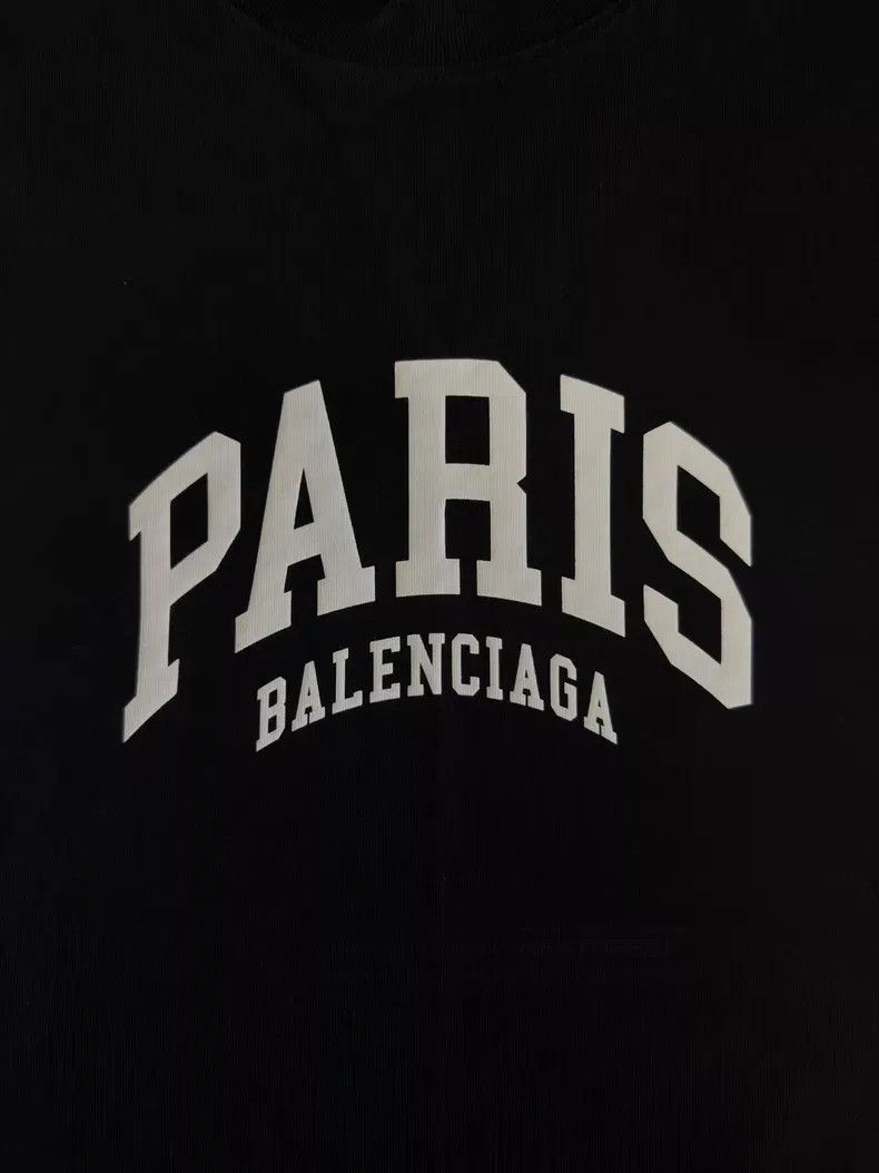 Balenciaga Balenciaga Letter Logo Printed Round Neck T-Shirt Size XS / US 0-2 / IT 36-38 - 5 Thumbnail