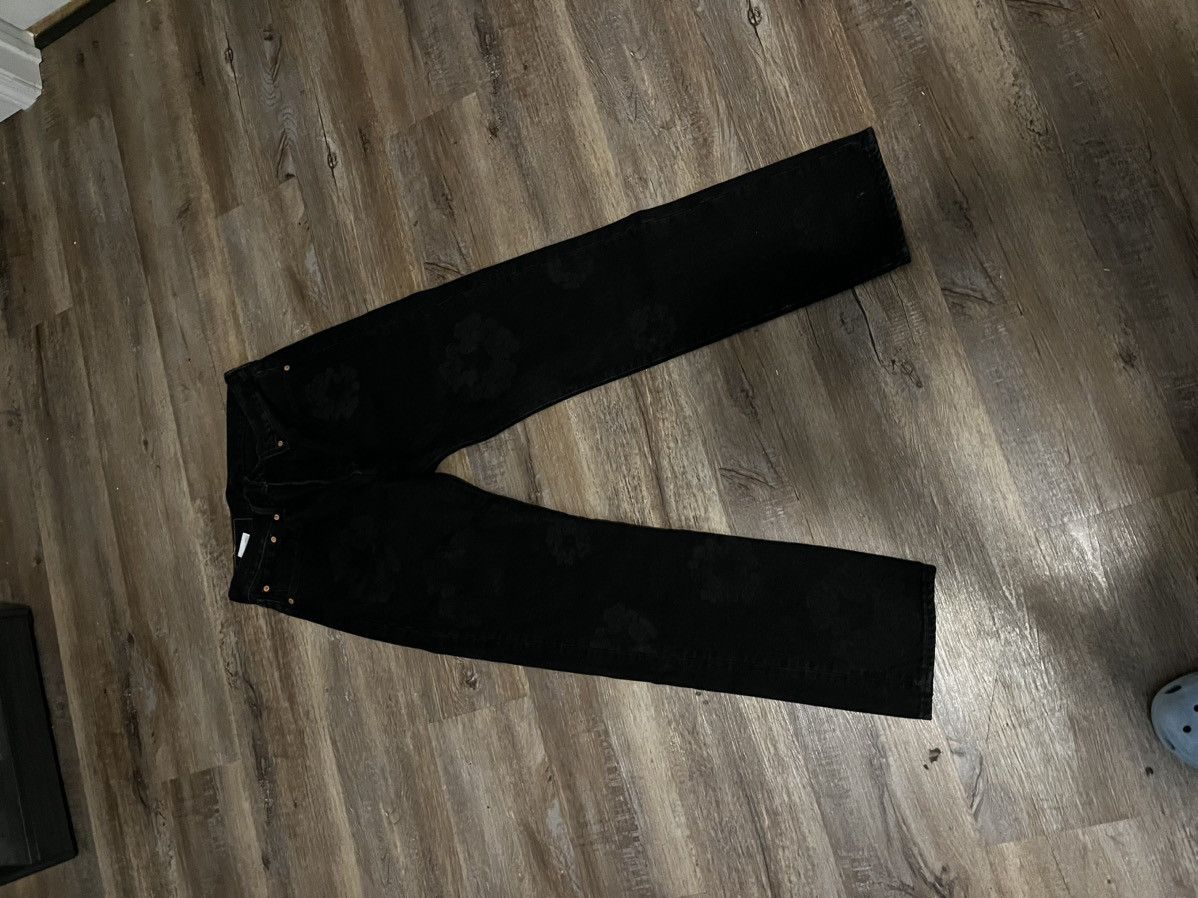 DENIM TEARS × Levi's Denim Tears Black/Black Jeans Size US 32 / EU 48 - 1 Thumbnail
