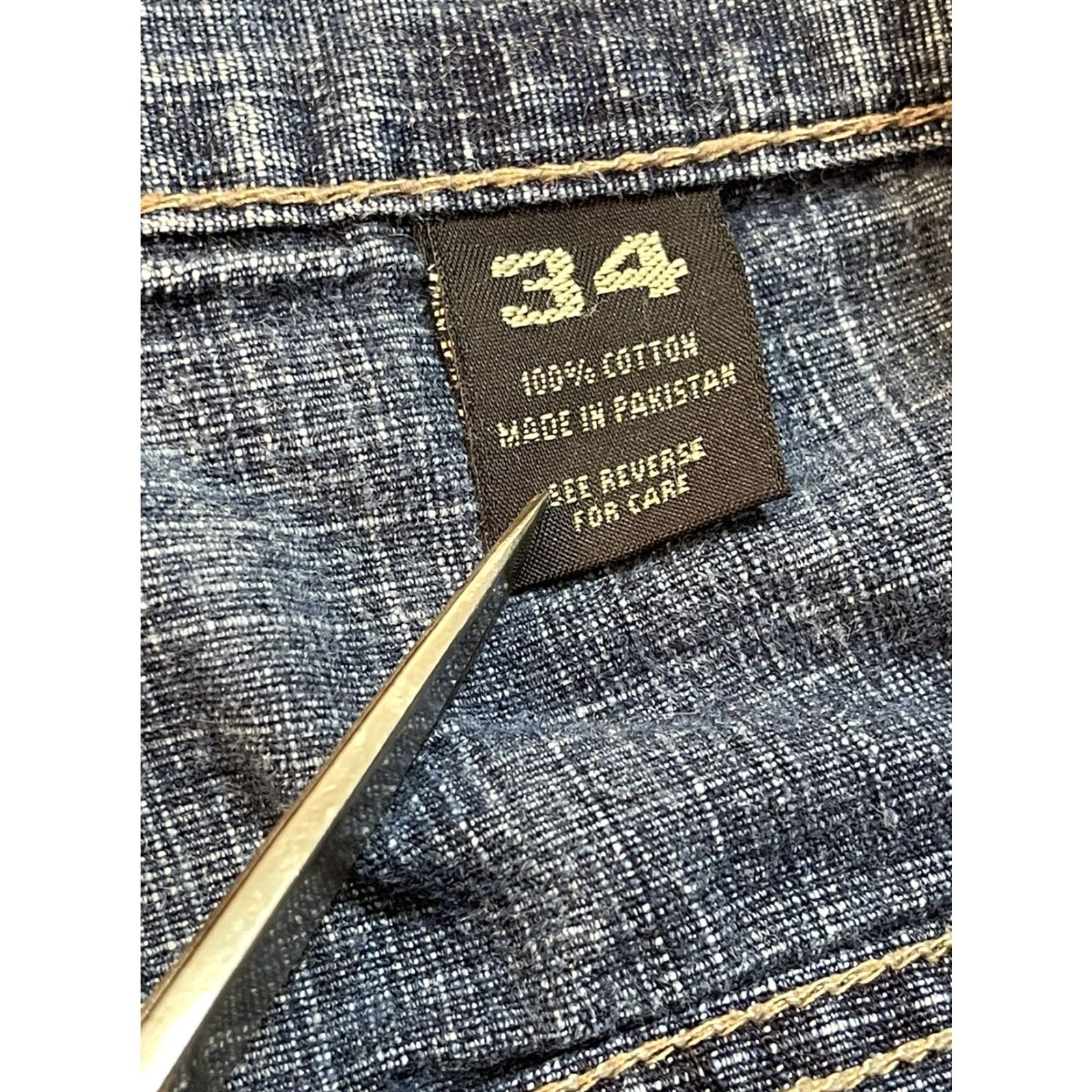 Rocawear VINTAGE Rocawear Jeans Denim Baggy 90s Streetwear Men 34 Blue Regular 34 Inseam Front Zip Size US 34 / EU 50 - 4 Thumbnail