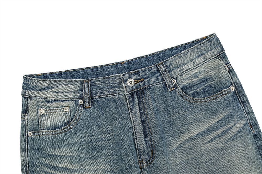 Jean Cleanfit distressed punk washed gradient flared jeans Size US 32 / EU 48 - 3 Thumbnail