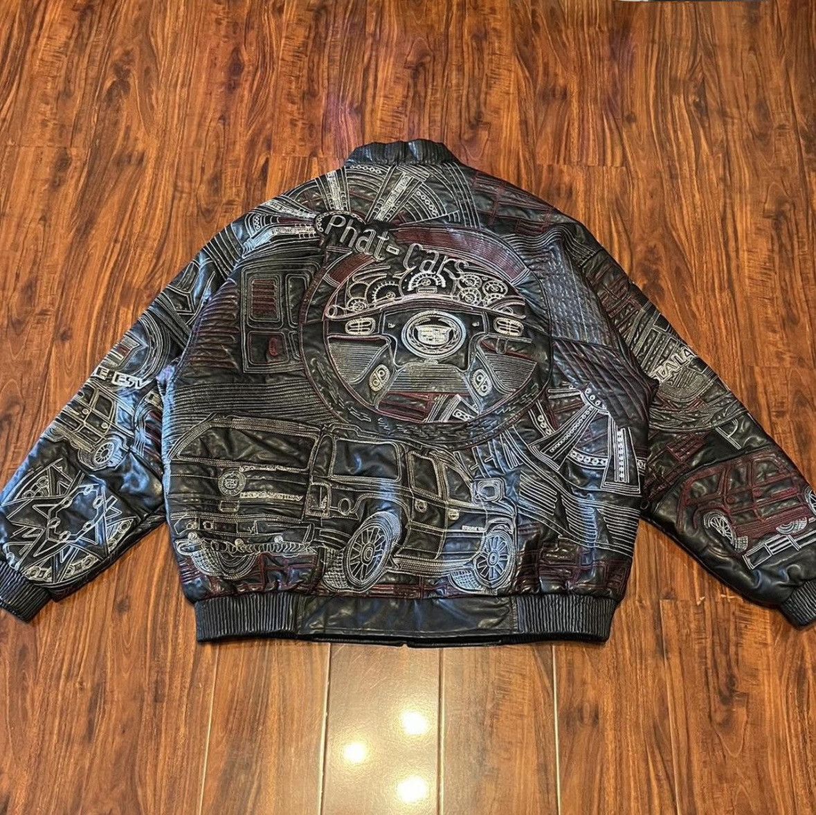 Al Wissam Embroidered Leather Jacket Size US XXL / EU 58 / 5 - 2 Thumbnail