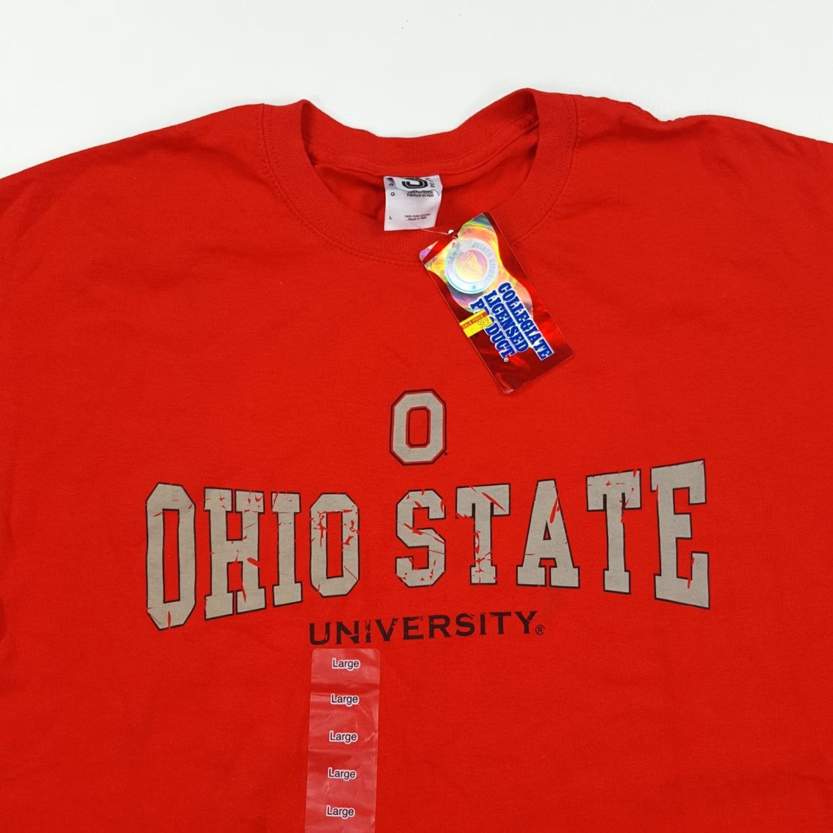 Vintage VINTAGE Ohio State University Buckeyes Red College T Shirt Football Mens L XS? Size US L / EU 52-54 / 3 - 2 Thumbnail