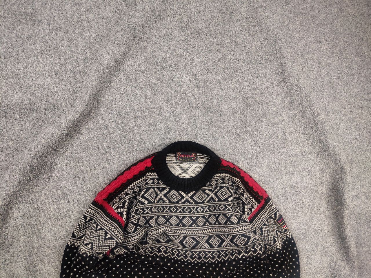Dale Of Norway Vintage 80's Devold Pure wool Knit Fisherman Sweater Norweg Size US S / EU 44-46 / 1 - 1 Thumbnail
