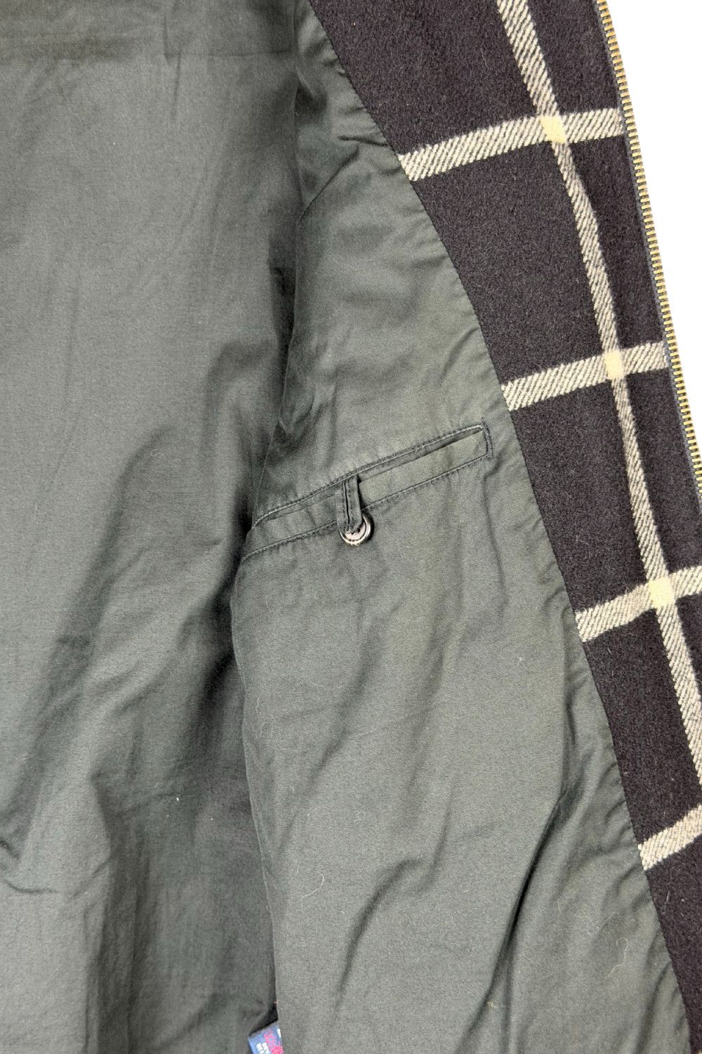Polo Ralph Lauren aw98 Polo Ralph Lauren Wool Windowpane Zip Jacket - L Size US L / EU 52-54 / 3 - 10 Thumbnail