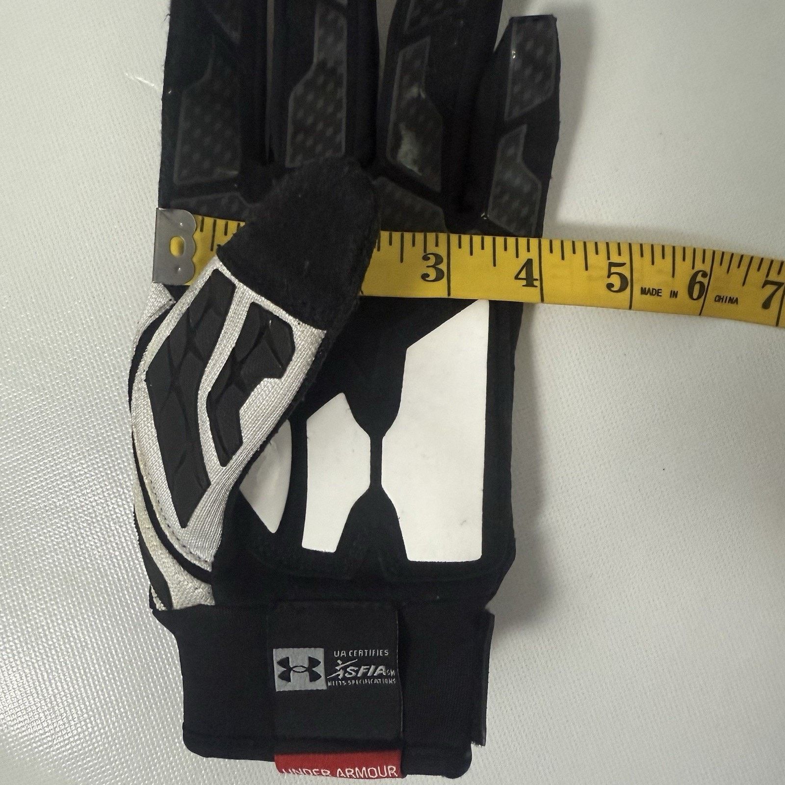 Under Armour UA Combat V PRO Linemen Football Padded Technology Gloves Size ONE SIZE - 7 Thumbnail