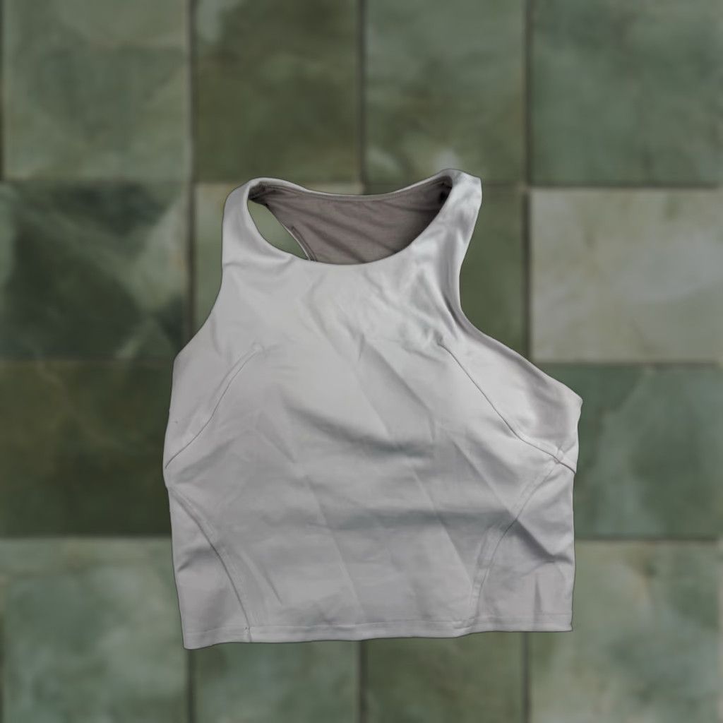 Lululemon Lululemon Tank Top Womens 6 White Invigorate Training Yoga Athleisure Jogging Tank Sleeveless Racerback Size M / US 6-8 / IT 42-44 - 1 Thumbnail