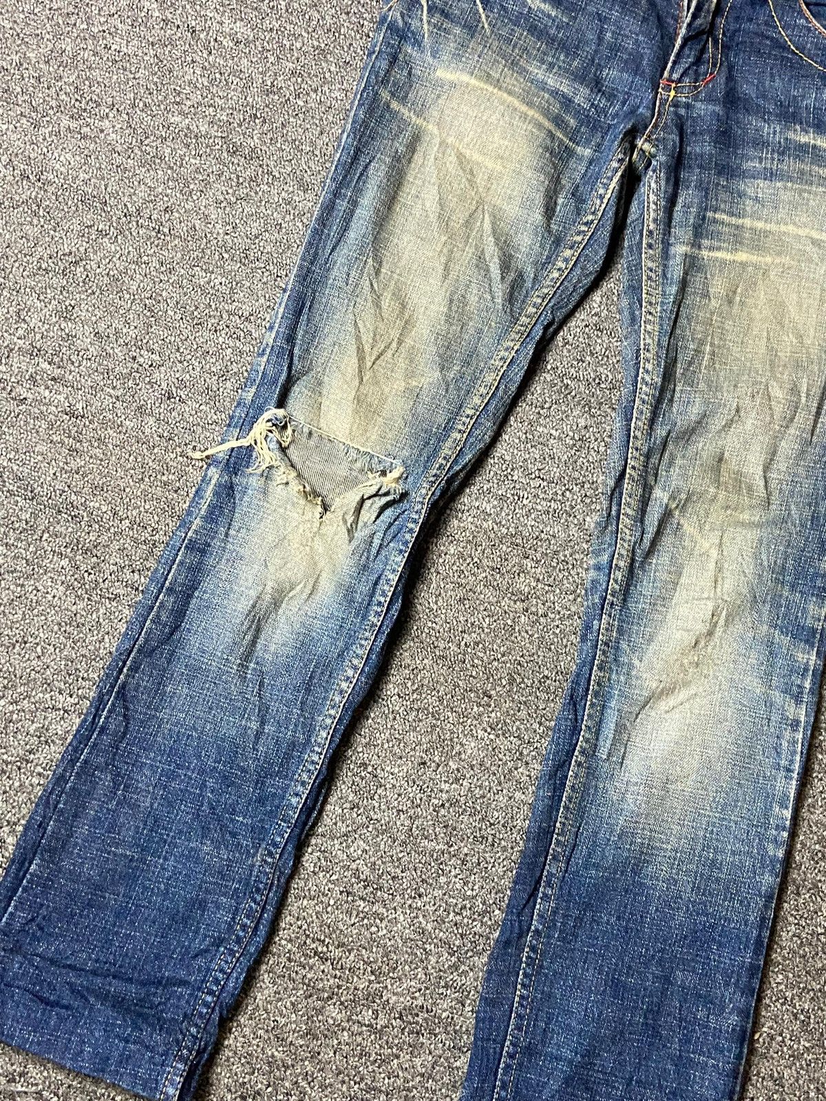 Japanese Brand × Vintage Vintage 1971 Red Pepper Distressed Denim Jeans (119) Size 27" / US 4 / IT 40 - 9 Thumbnail
