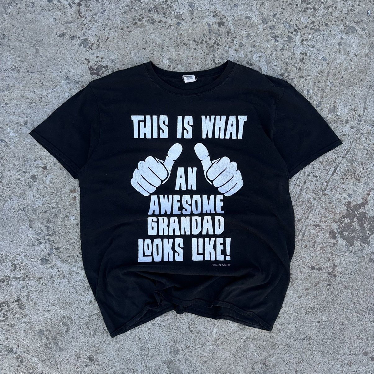 Vintage Vintage T-shirts Grandad Big Logo Humour Joke Y2K 00s Size US XL / EU 56 / 4 - 2 Thumbnail
