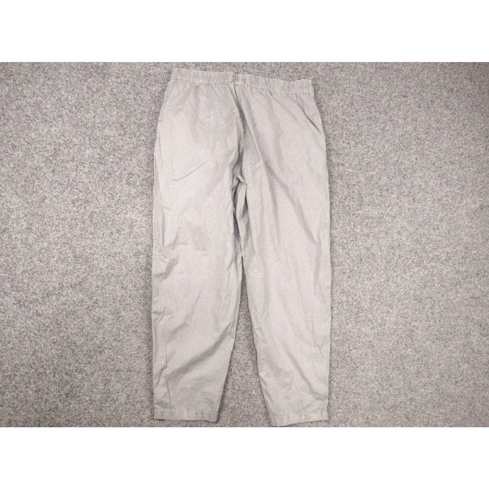 Vintage VINTAGE Oska Design Germany Light Gray Wide Leg Ankle Pocket Drawstring Pants Lagenlook Size 40" / US 18 - 7 Thumbnail