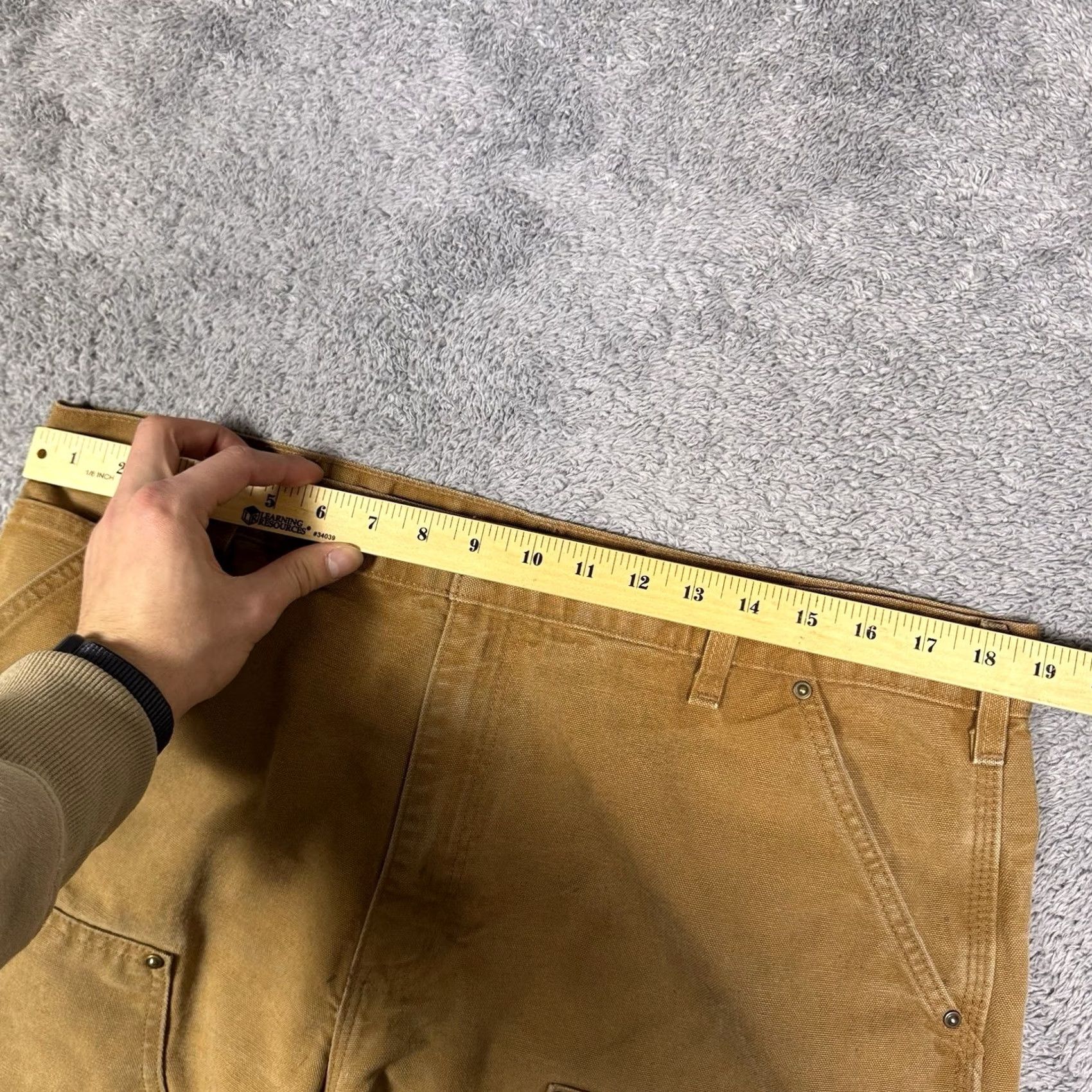Carhartt VINTAGE Carhartt Pants Men 38x30 Double Knee Carpenter Dungaree Workwear Utility B136 BRN Size US 38 / EU 54 - 5 Thumbnail