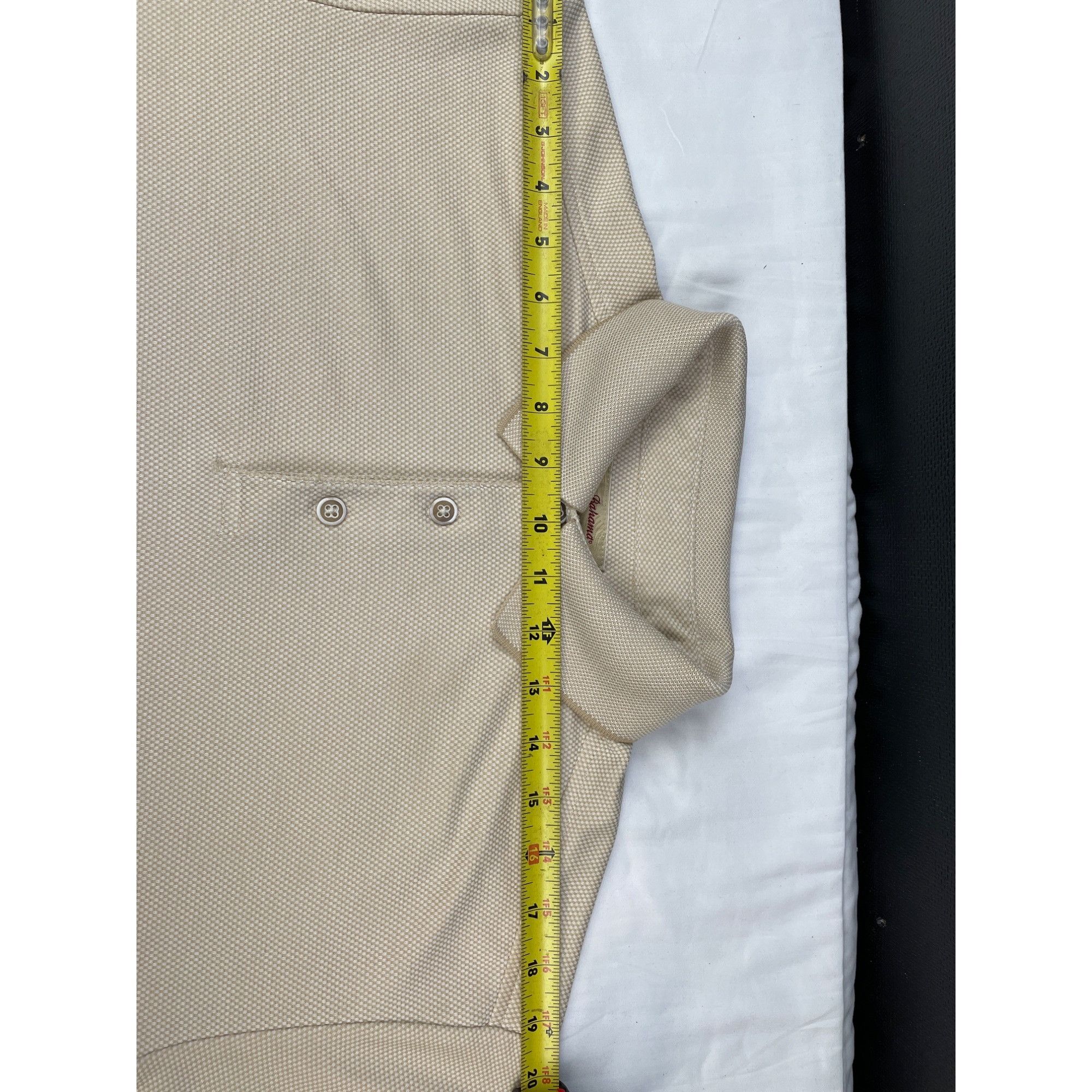 Tommy Bahama Tommy Bahama Men's Tan Polo Shirt Size L SKU 4401 Size US L / EU 52-54 / 3 - 6 Thumbnail