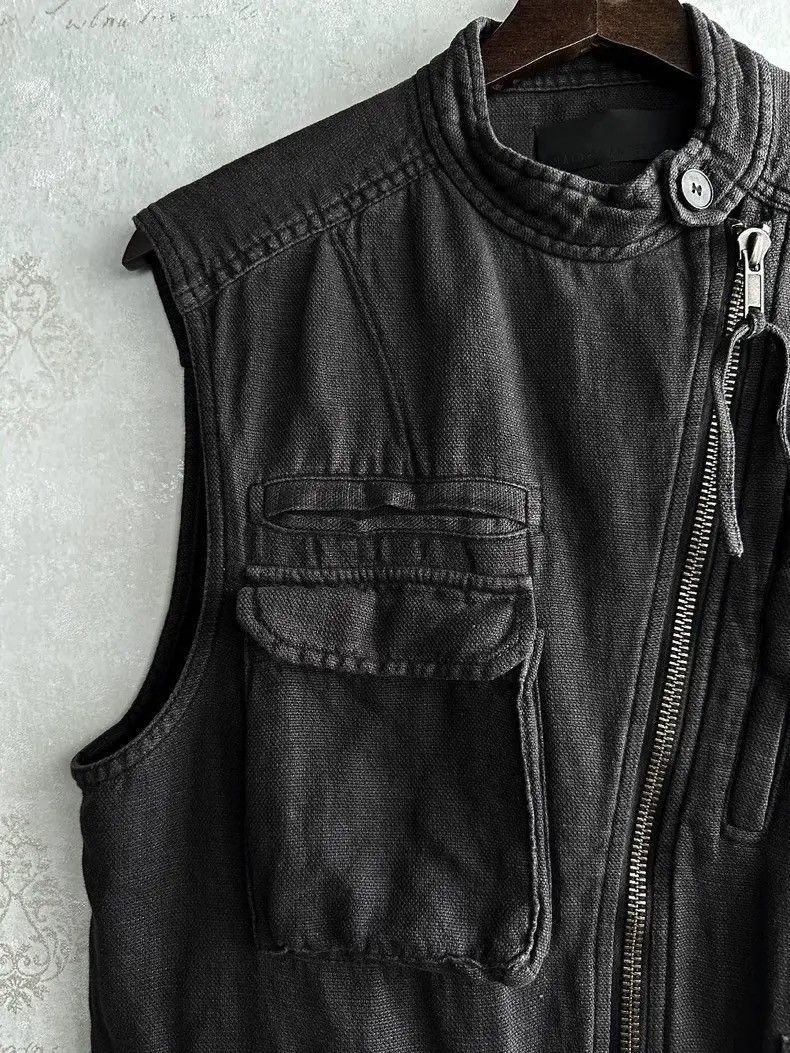 Haider Ackermann Haider Ackermann Linen Biker / Military Tactical Vest SS 16 Size US M / EU 48-50 / 2 - 5 Thumbnail