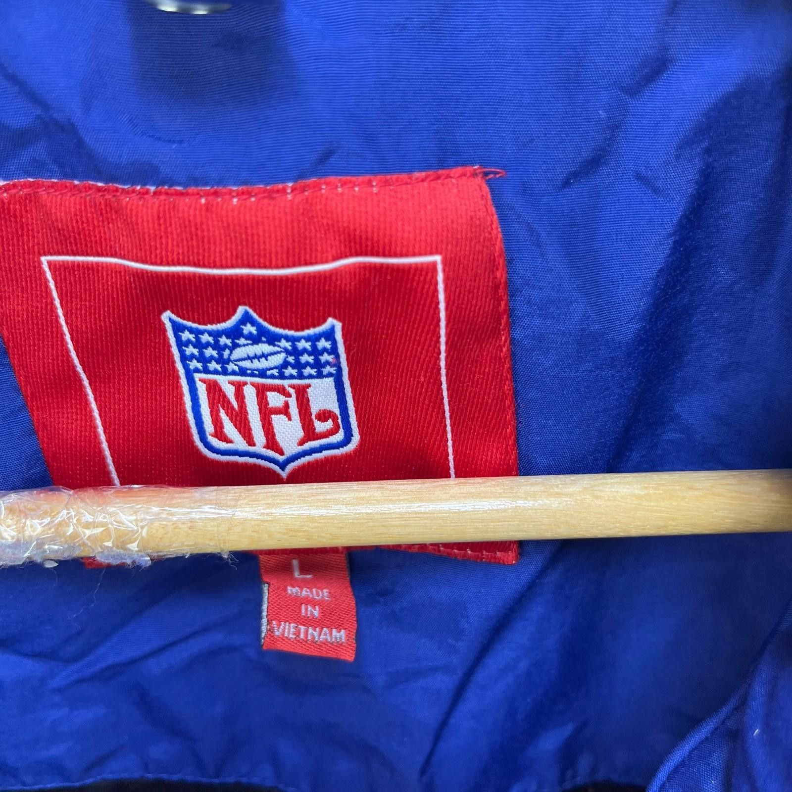 Other Vintage New York Giants NFL Windbreaker Jacket Large Size ONE SIZE - 7 Thumbnail