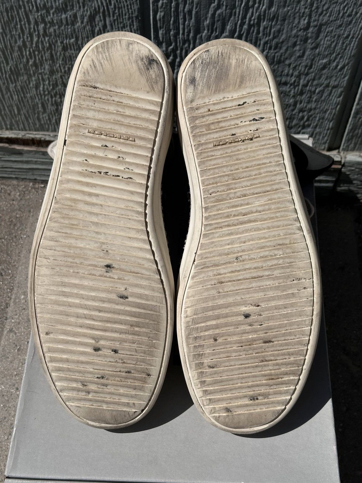 Rick Owens Drkshdw Rick Owens DRKSHDW Black Sneaks Sneakers Size US 11.5 / EU 44-45 - 7 Thumbnail