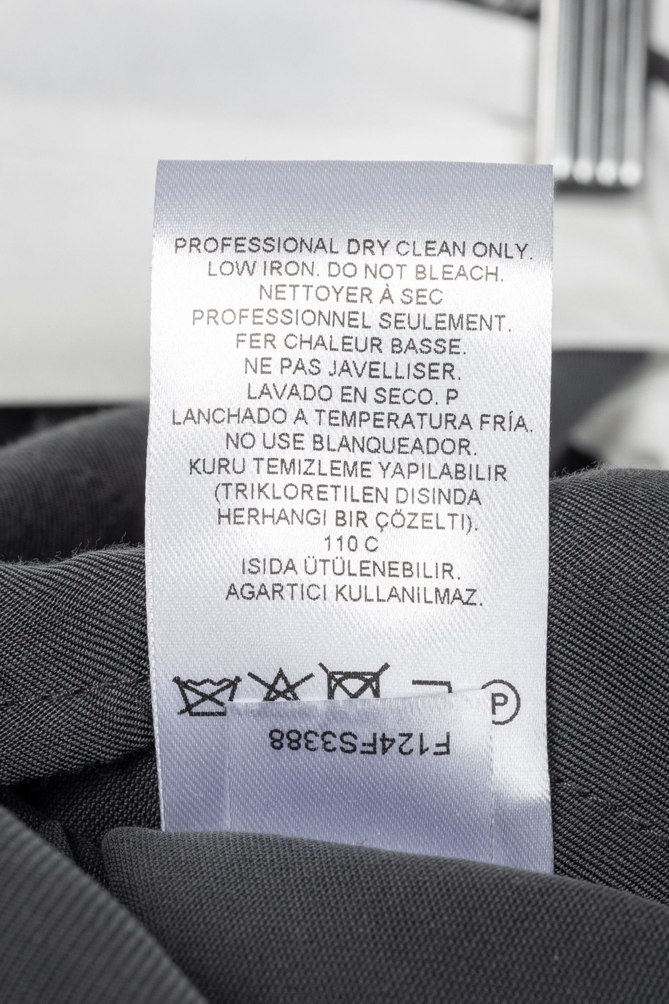 Tibi Tibi "Derrick Men's" Steel Grey Fluid Suiting Trouser Size 27" / US 4 / IT 40 - 11 Thumbnail