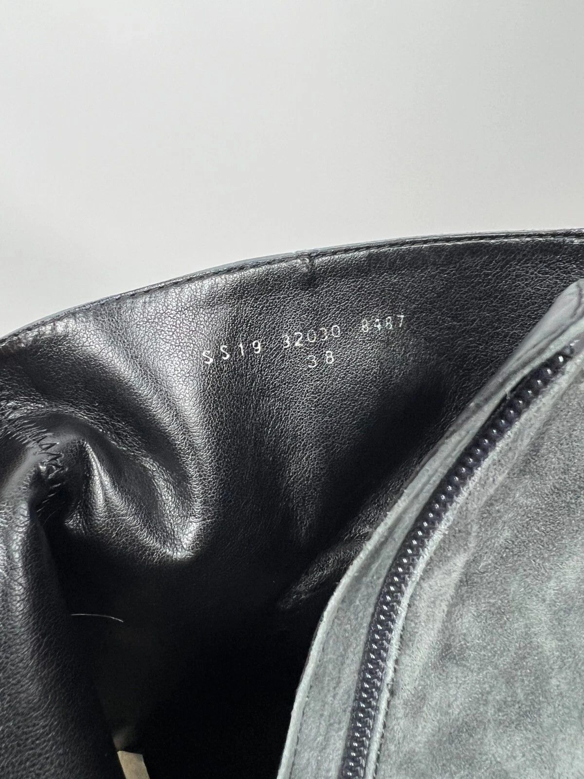 Reiss REISS Women's Charcoal Florens Casual Block Heeled Boots Size US 7.5 / IT 37.5 - 7 Thumbnail
