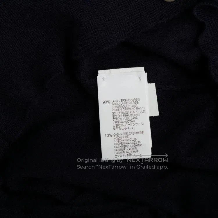 Brunello Cucinelli Brunello Cucinelli Men's Blue Knit Sweater. Size US L / EU 52-54 / 3 - 5 Thumbnail