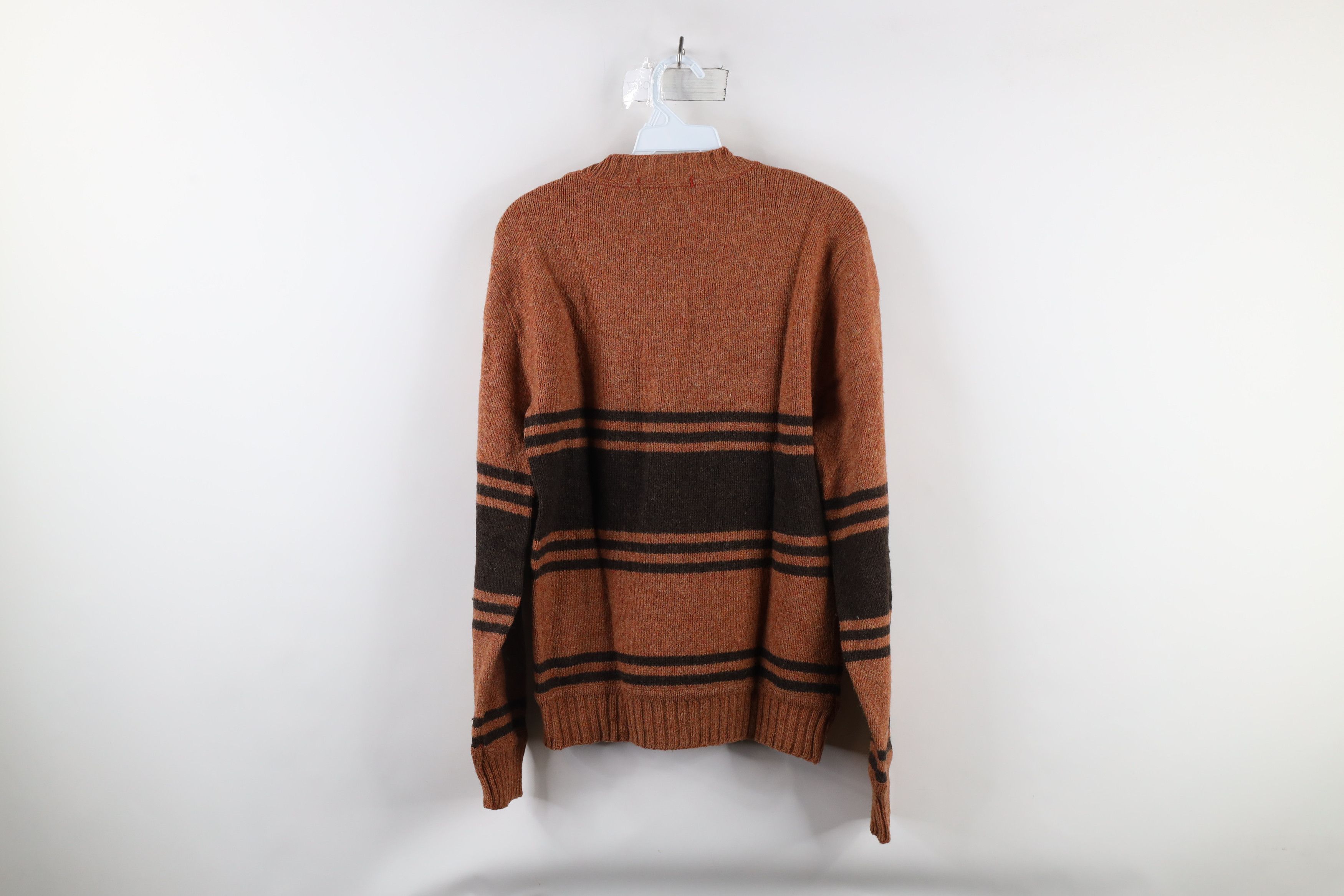 Vintage Vintage 70s Streetwear Wool Blend Knit Striped Sweater USA Size US M / EU 48-50 / 2 - 7 Thumbnail