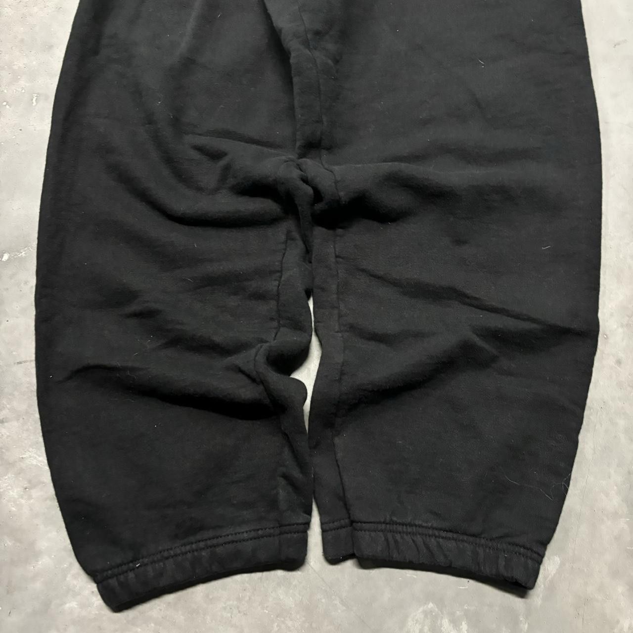 Japanese Brand × Vintage Crazy Vintage Y2K/2000s Black Skater Heavyweight Essential Sweatpants! Size US 32 / EU 48 - 5 Thumbnail