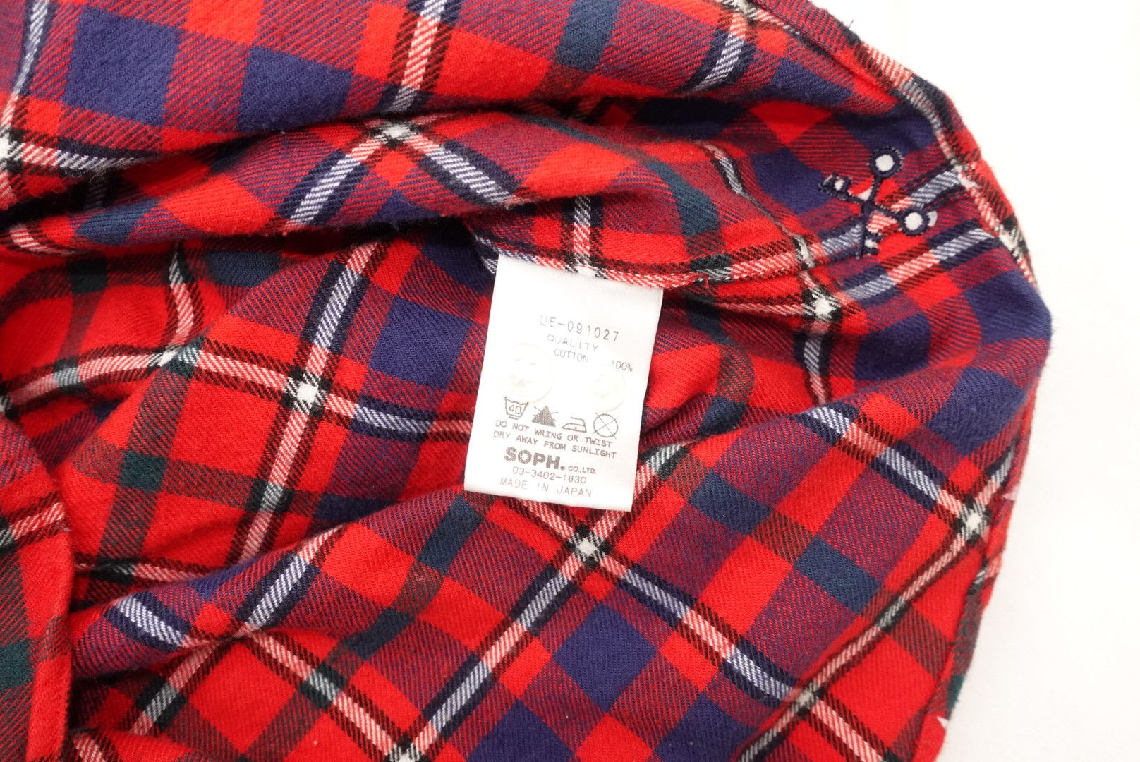 uniform experiment Uniform Experiment Star Flannel Plaid Shirt Size US S / EU 44-46 / 1 - 4 Thumbnail