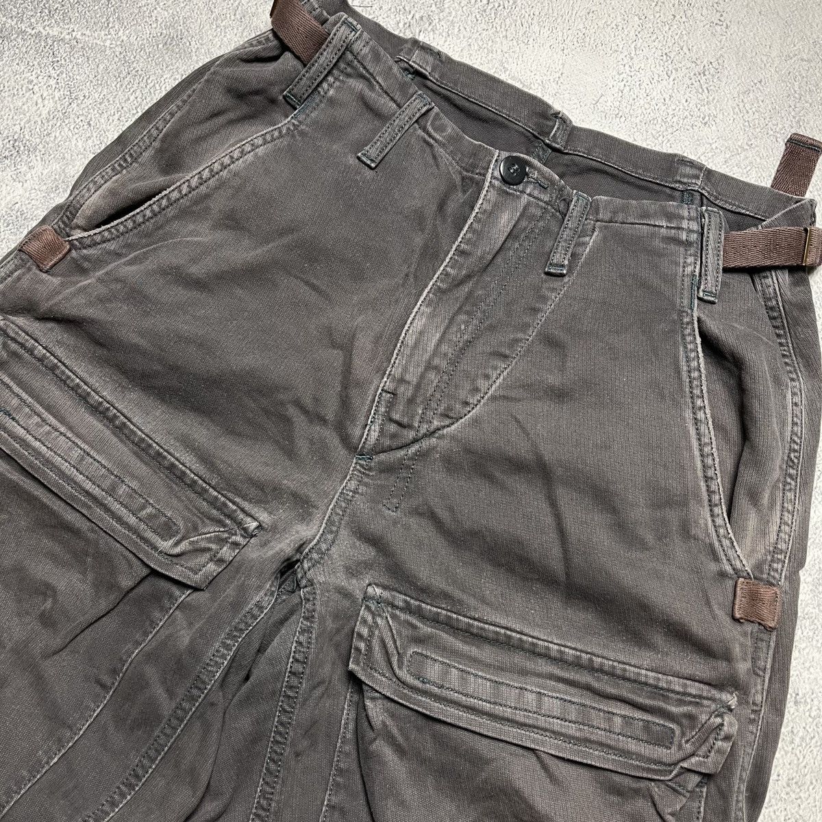 G-Star × Japanese Brand × Vintage G Star Raw Cargo y2k Baggy pants Size US 31 - 3 Thumbnail
