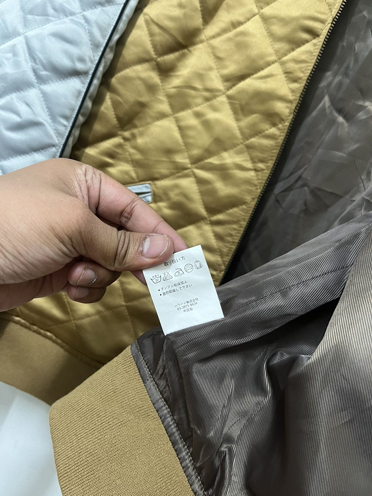 Hang Ten × Japanese Brand Hang ten quilted gold silver bomber jacket Size US M / EU 48-50 / 2 - 9 Thumbnail