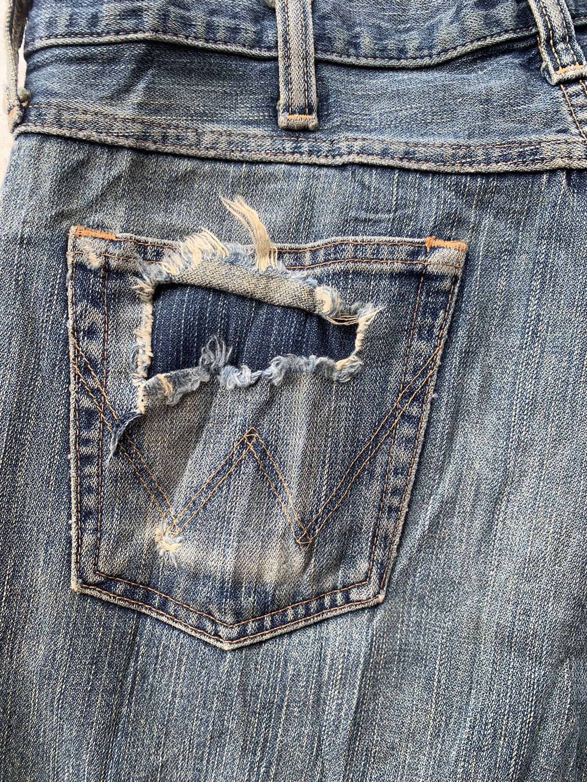 Wrangler Distressed vintage WRANGLER faded. Size US 34 / EU 50 - 11 Thumbnail