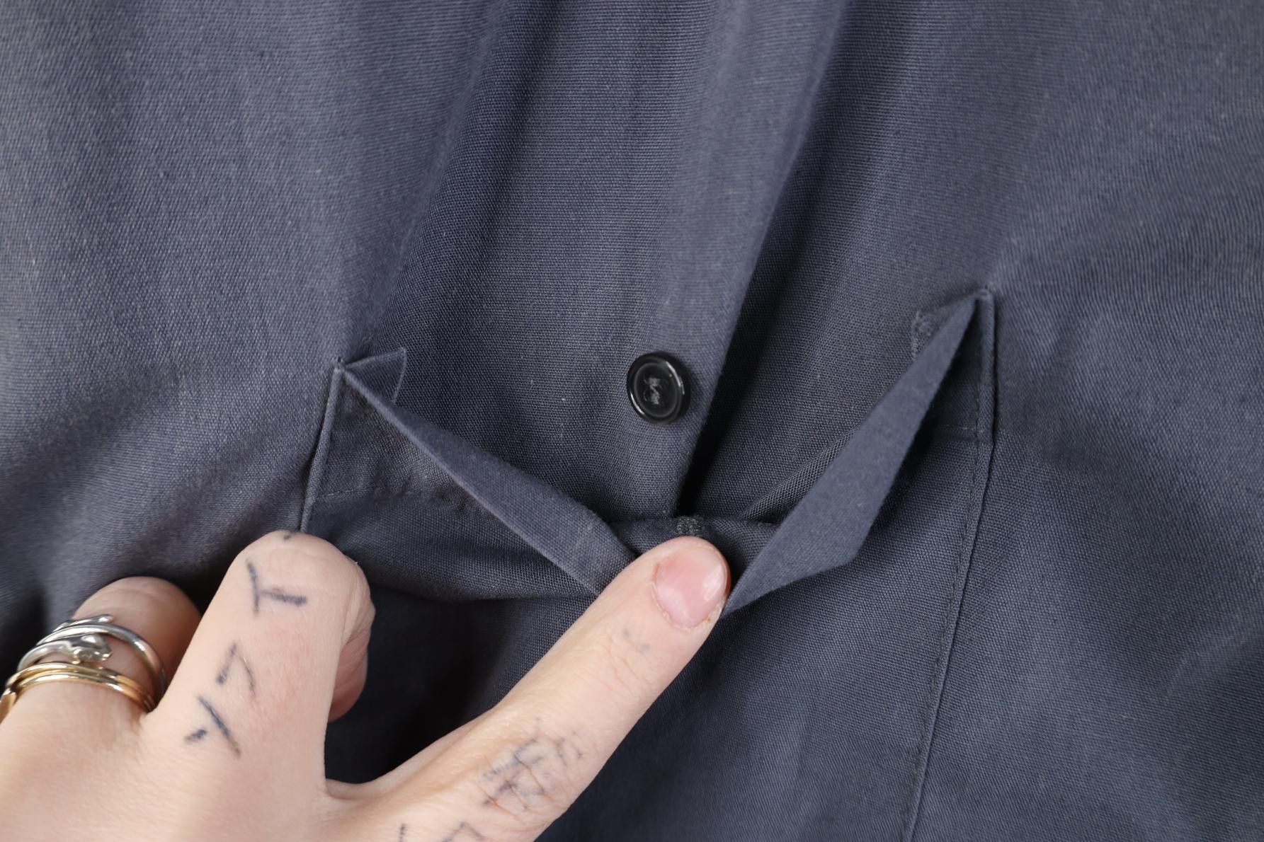 Harley Davidson Vintage Harley Davidson Workwear Mechanic Button Shirt Size US XXL / EU 58 / 5 - 9 Thumbnail