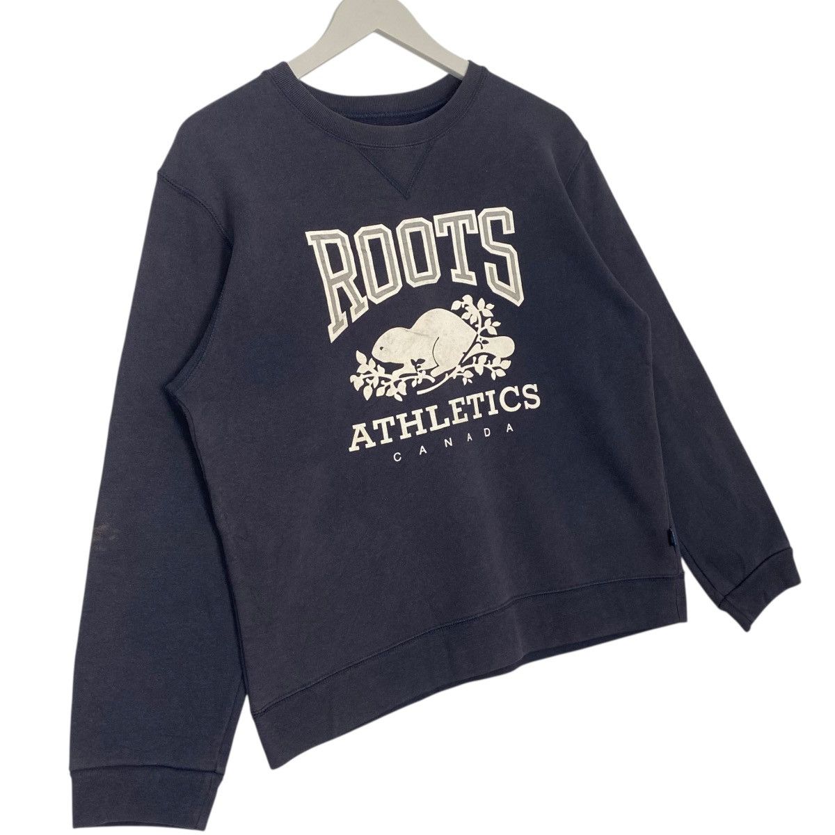 Vintage Vintage Roots Black Big Logo Crewneck Sweatshirt Size S Size US S / EU 44-46 / 1 - 3 Thumbnail
