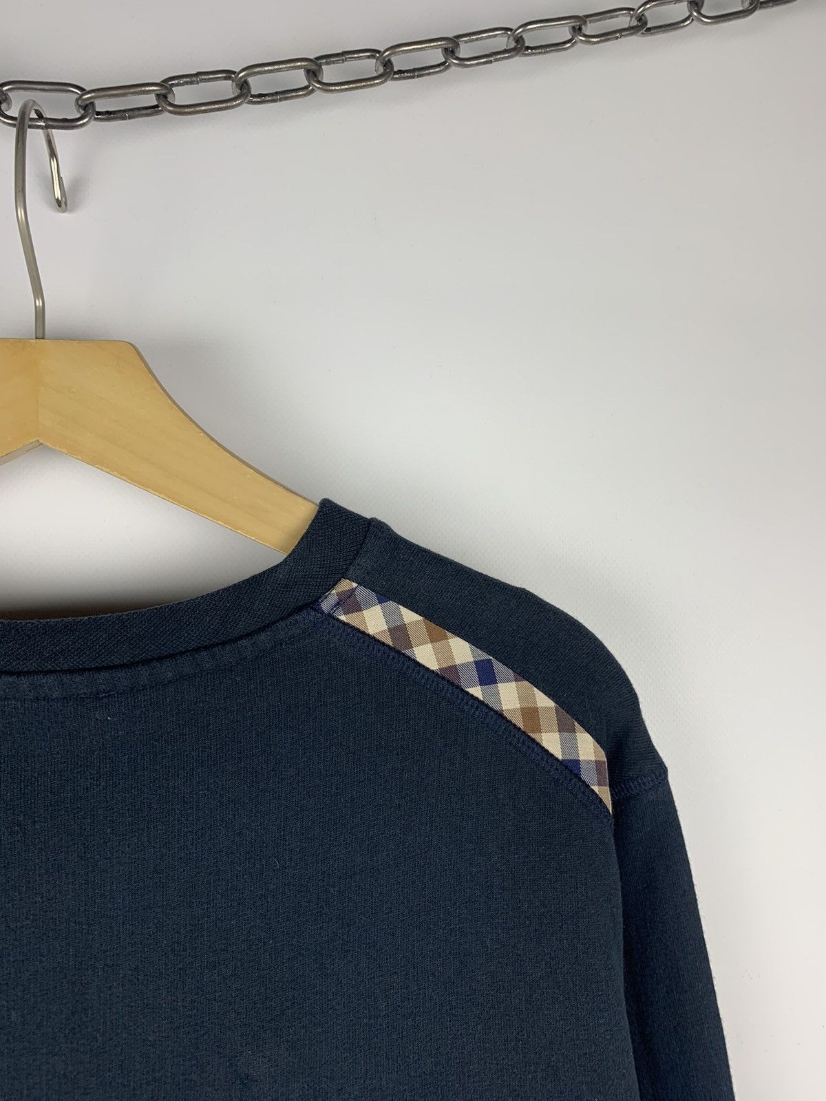 Aquascutum Aquascutum Sweatshirt Casuals Designer UK Navy Blue Size US XL / EU 56 / 4 - 8 Thumbnail