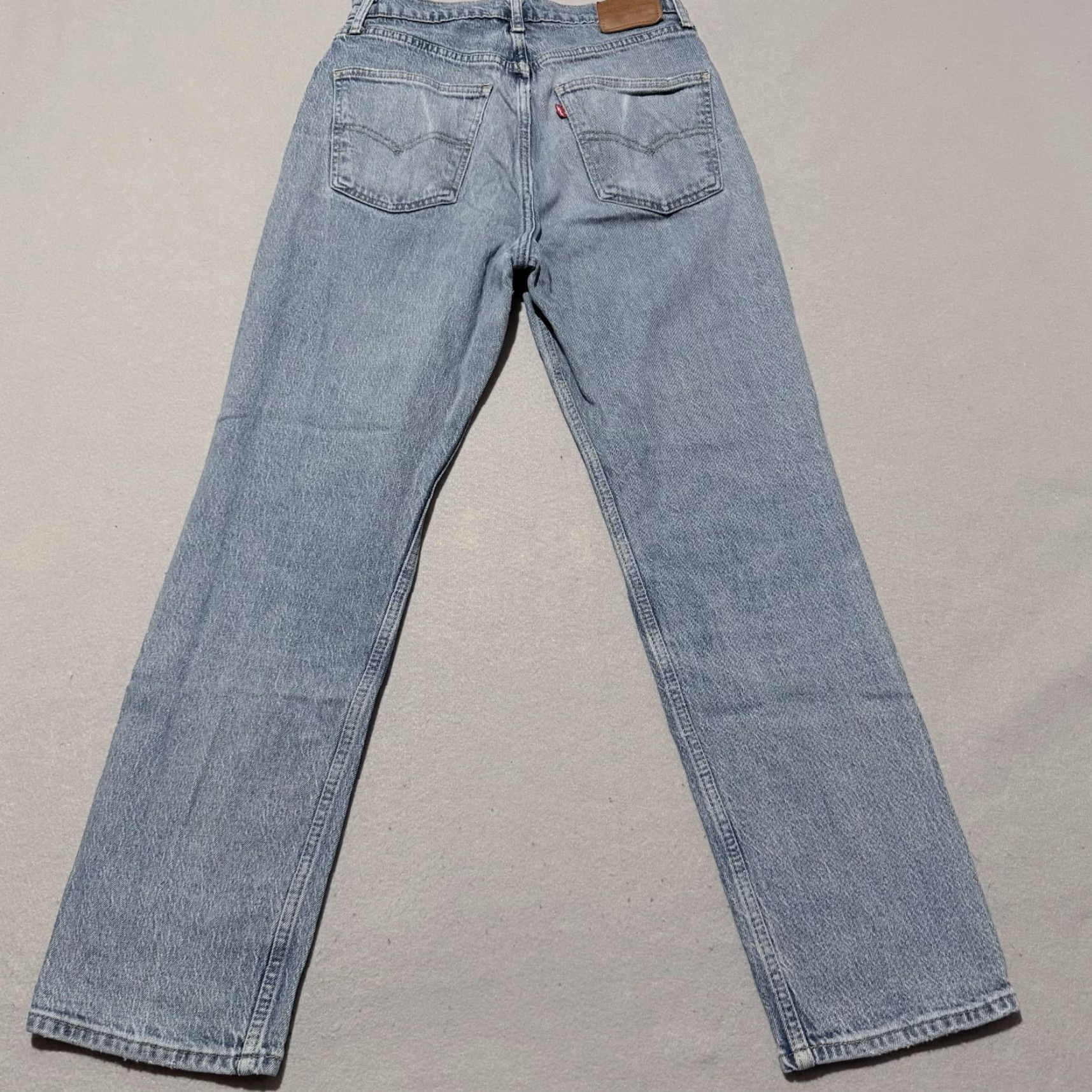 Levi's Levi's Jeans Women's Blue Premium 70s Straight High Rise Slim Fit 30x28 Denim Size 30" / US 8 / IT 44 - 2 Thumbnail
