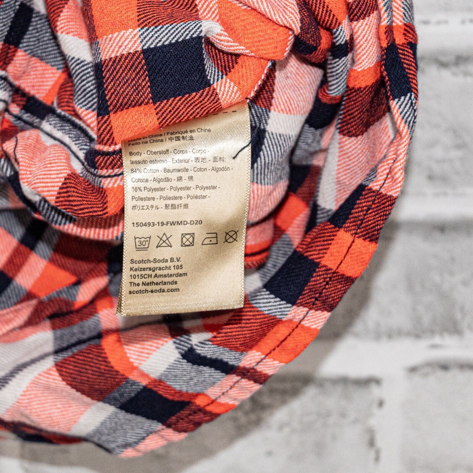 Scotch & Soda Scotch & Soda Button up Flannel Shirt in Multi color Plaid Size US L / EU 52-54 / 3 - 7 Thumbnail