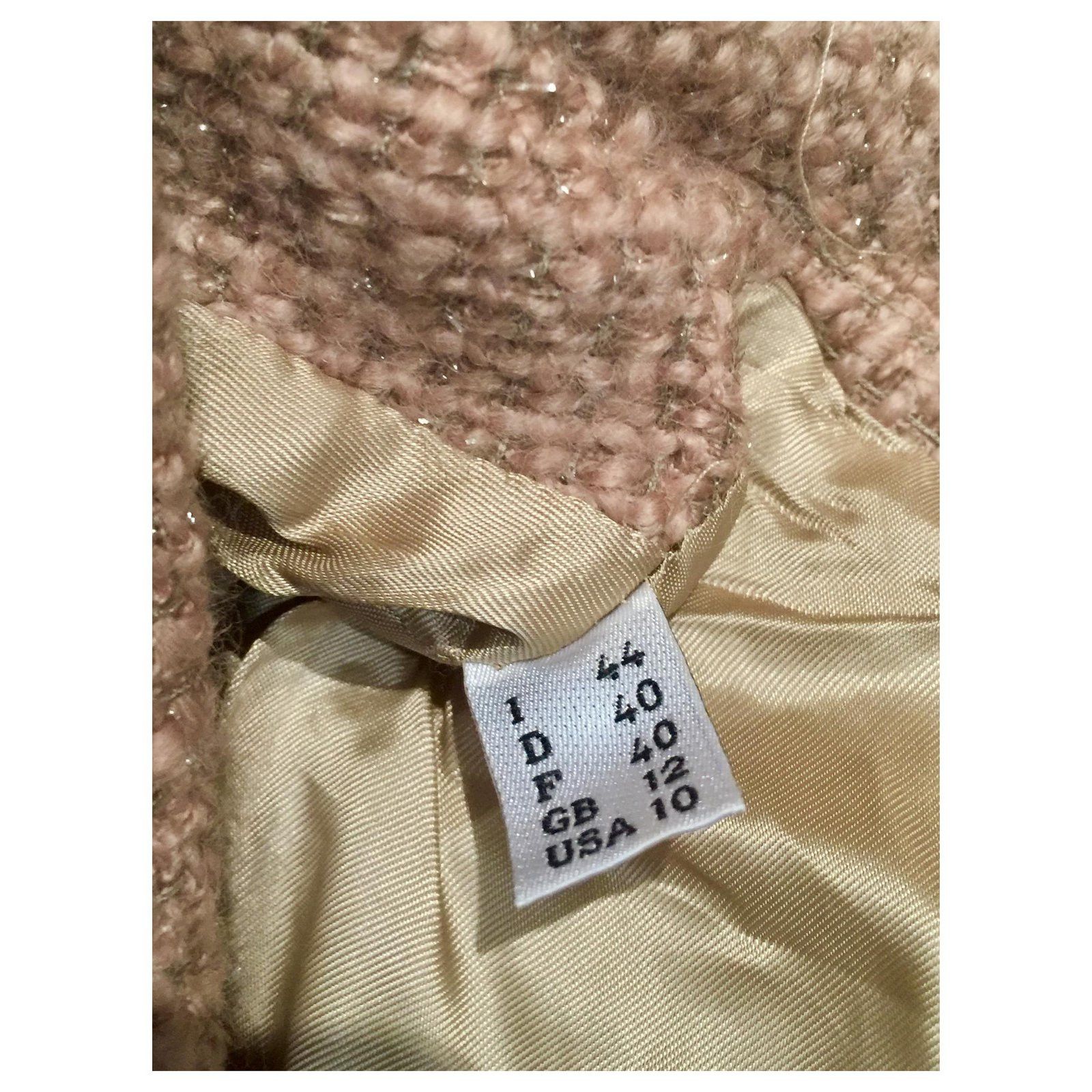 Alberta Ferretti Gold shimmering Alberta Ferretti wool coat Size M / US 6-8 / IT 42-44 - 9 Thumbnail