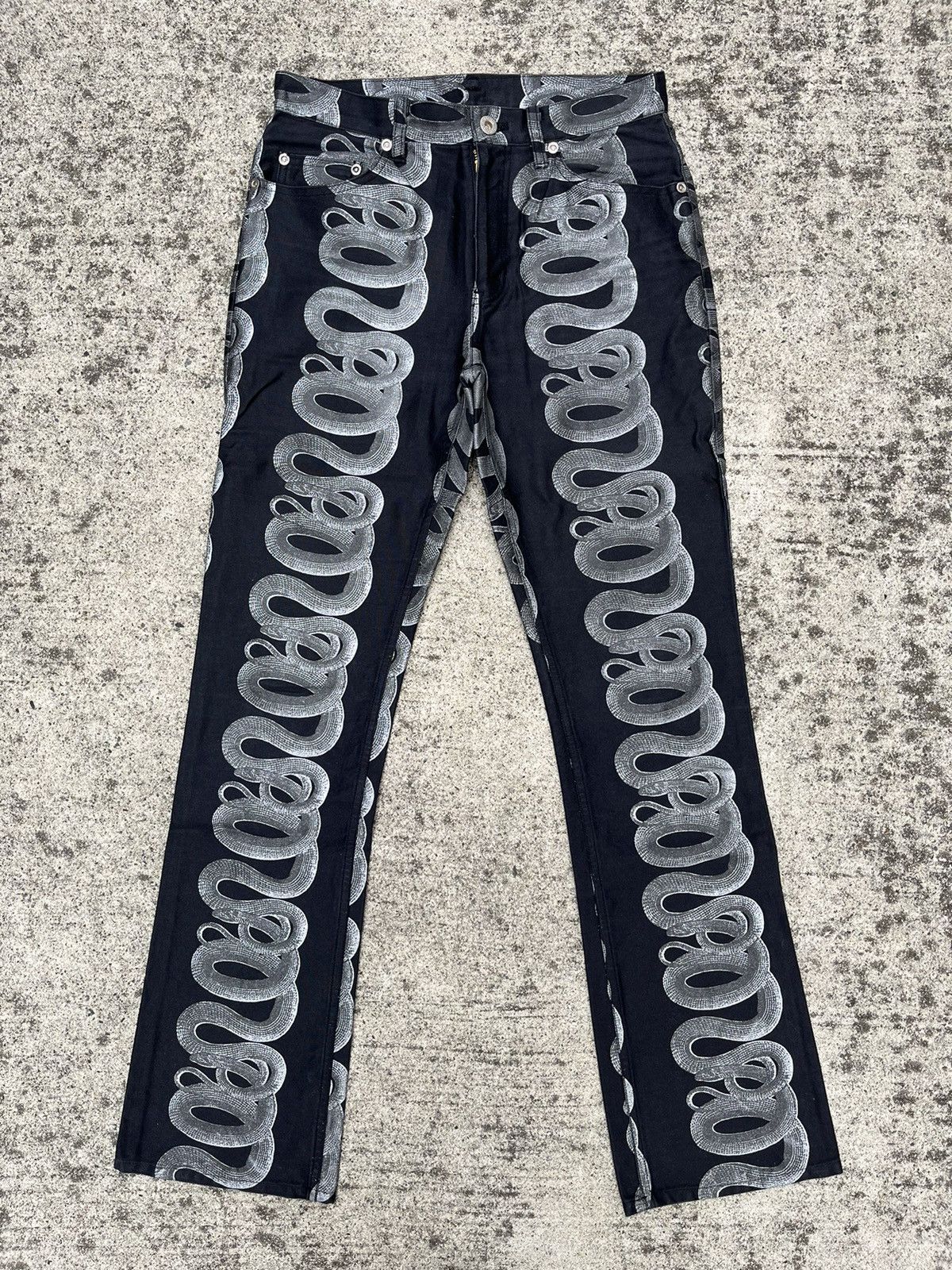 Hysteric Glamour 90s Hysteric glamour snake pants archive y2k Size US 28 / EU 44 - 1 Thumbnail