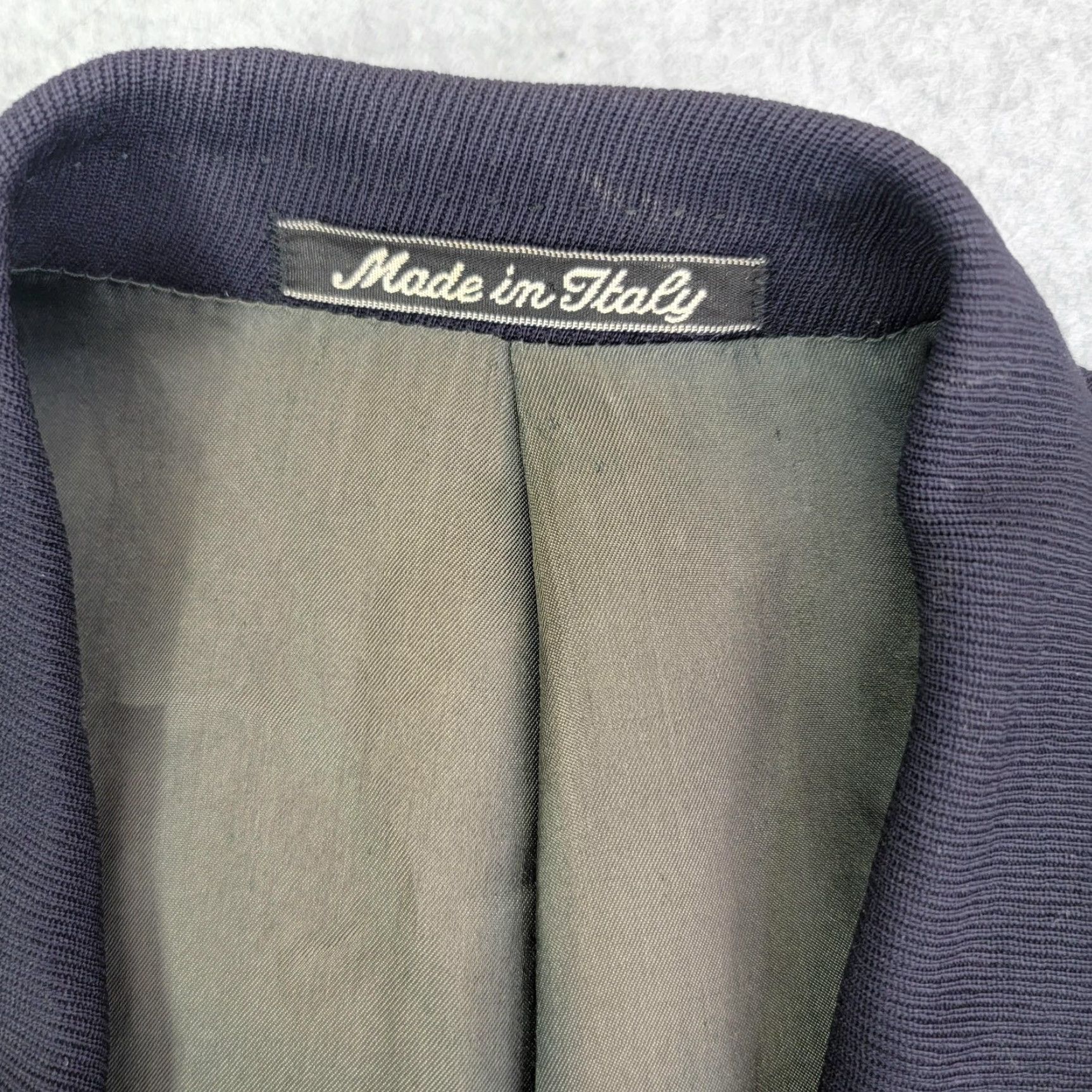 Giorgio Armani VINTAGE Giorgio Armani Suit Jacket Mens Large Blue Wool 2 Button Blazer Italy Size 42R - 3 Thumbnail