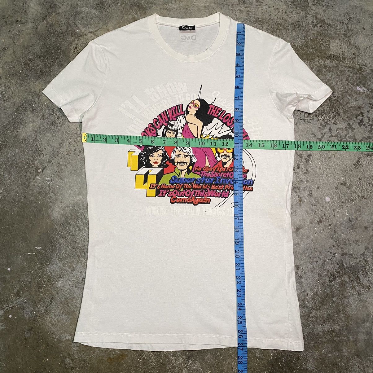 Dolce & Gabbana Dolce & Gabbana Superstar Invasion Designer T Shirt Size S / US 4 / IT 40 - 20 Thumbnail