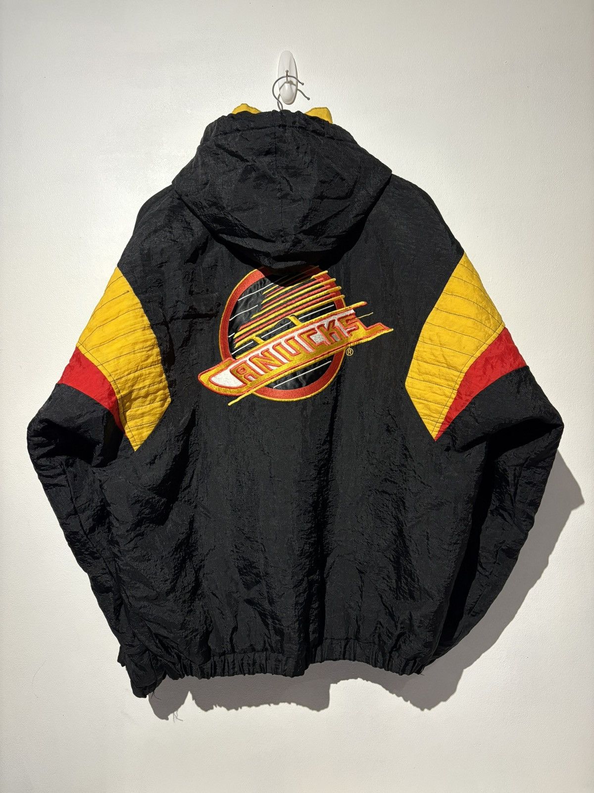 Starter (Size L) 90s Vancouver Canucks NHL Starter Pullover Jacket Size US L / EU 52-54 / 3 - 2 Thumbnail