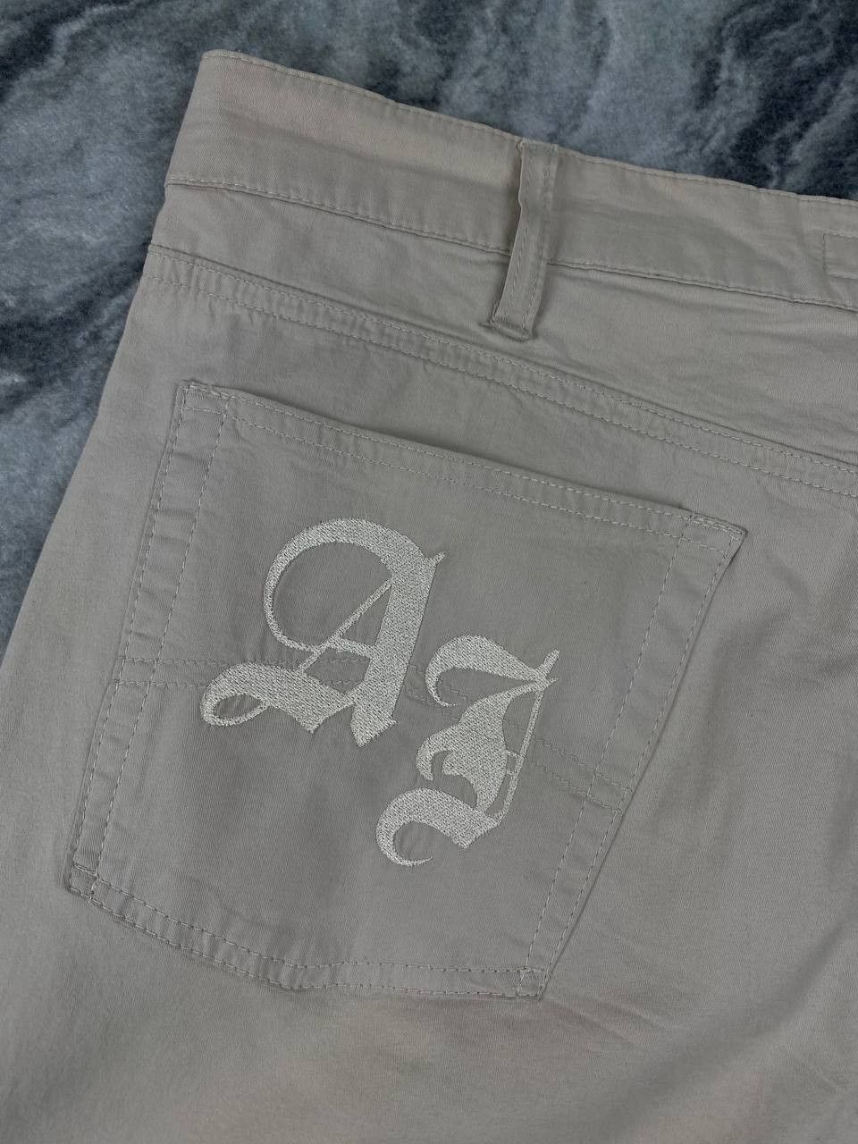 Armani Armani Jeans Comfort Fit Jeans Big Logo Men Size 38 Beige Size US 38 / EU 54 - 7 Thumbnail