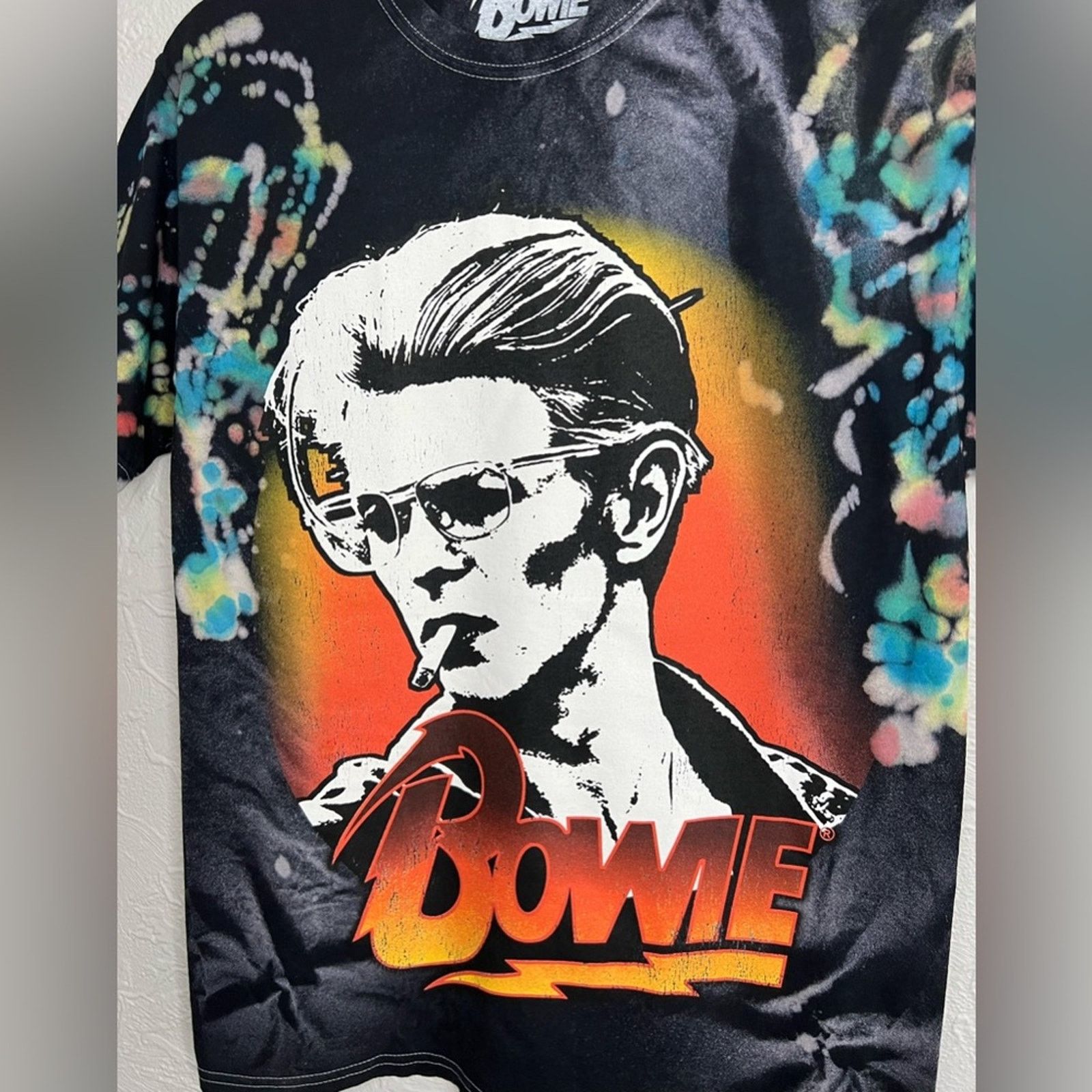 Band Tees OFFICIAL DAVID BOWIE ZIGGY AOP TOUR BAND TEE SHIRT NEW Size US S / EU 44-46 / 1 - 3 Thumbnail