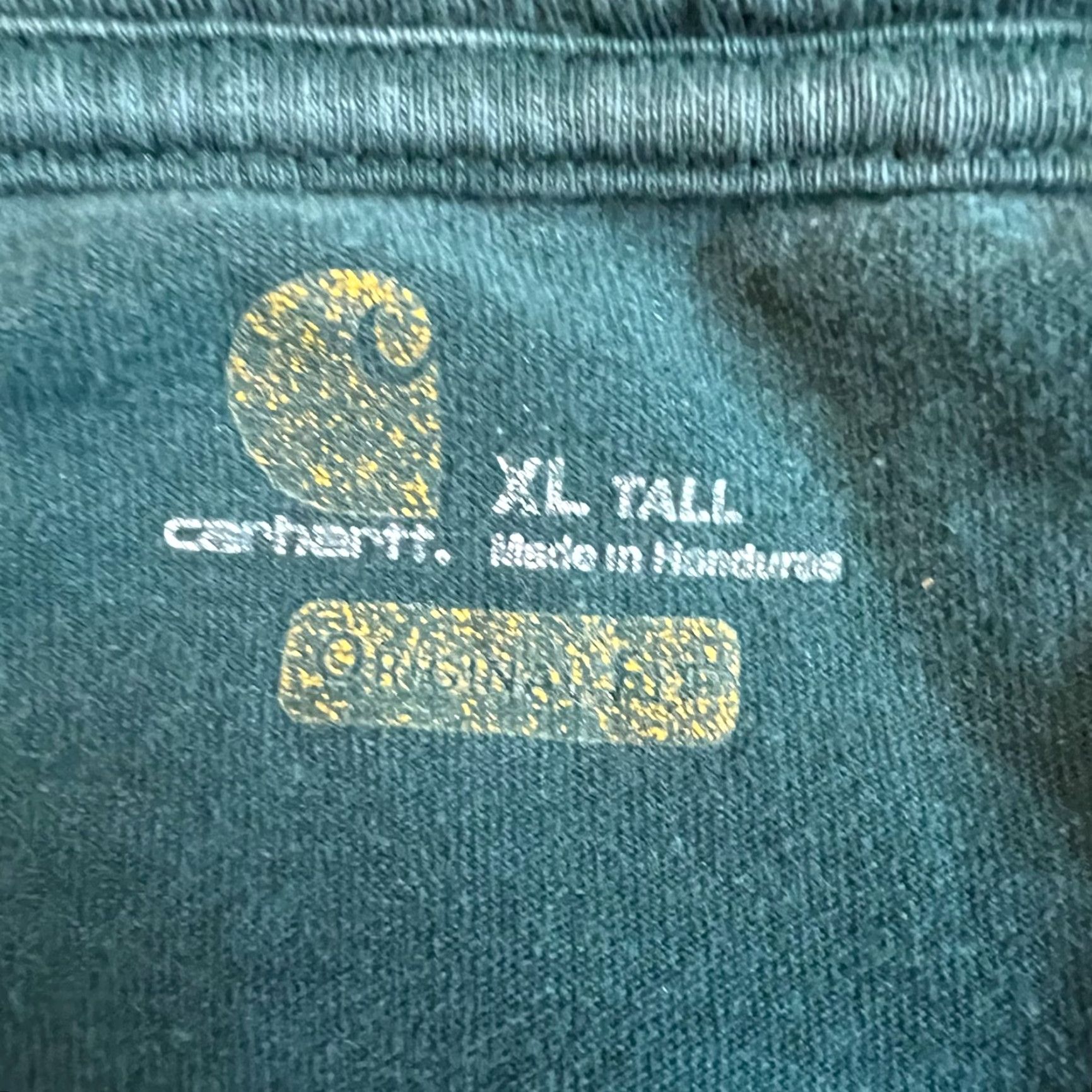 Carhartt Carhartt T Shirt Mens K87 Original Fit Pocket Green Size XLT Crew Neck Short Sleeve Size US XL / EU 56 / 4 - 5 Thumbnail