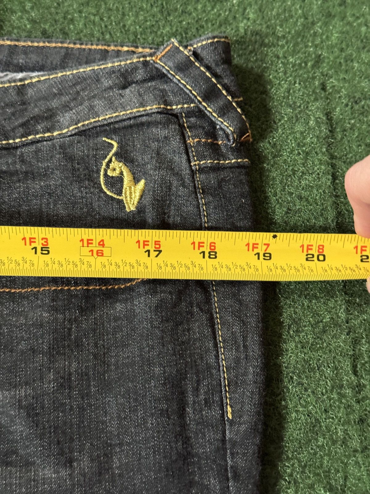 Vintage Y2K Baby Phat Low Rise Bootcut Flare 17/18 Denim Jeans Size 40" / US 18 - 7 Thumbnail