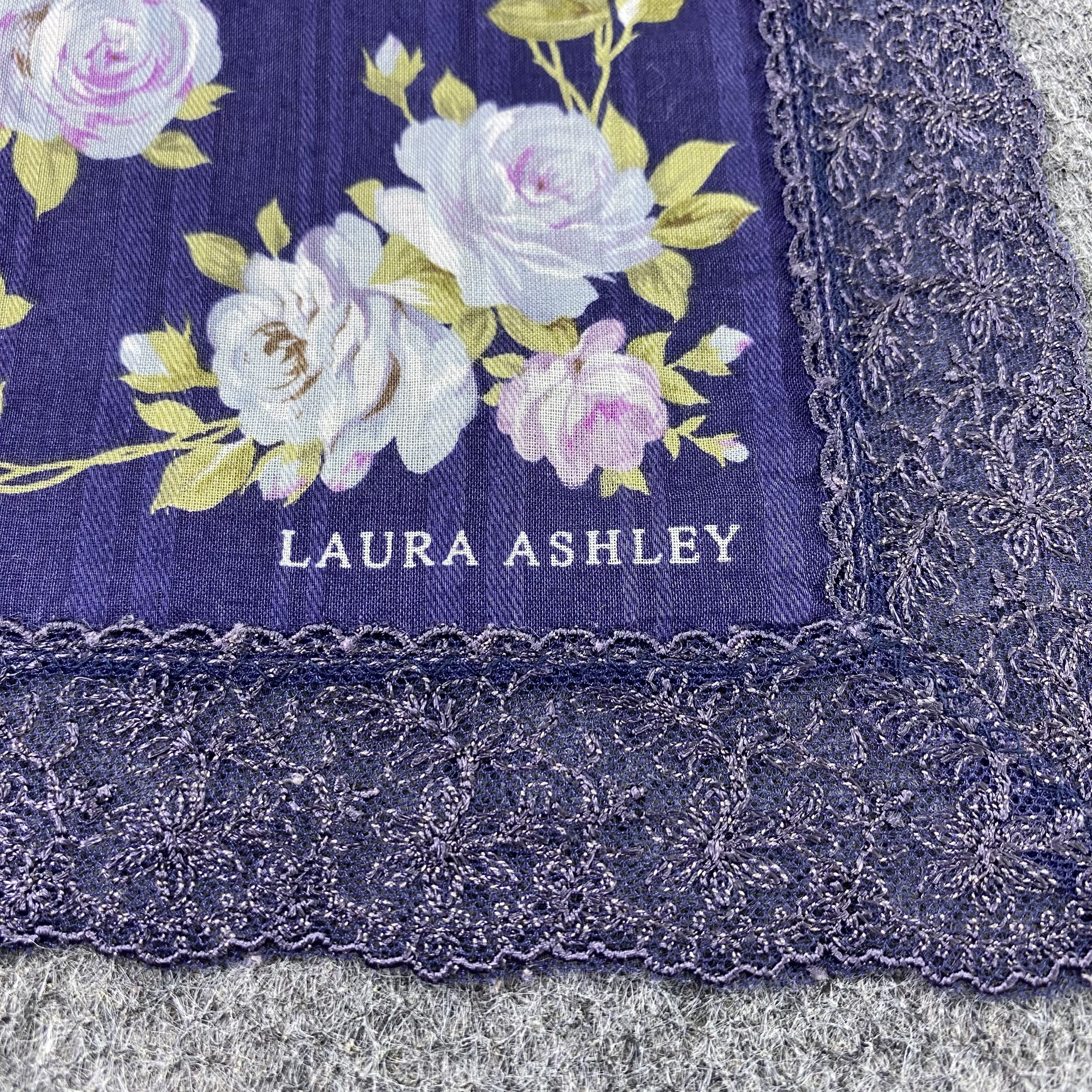 Laura Ashley Laura Ashley Handkerchief Neckerchief Bandana-B1992 Size ONE SIZE - 7 Thumbnail