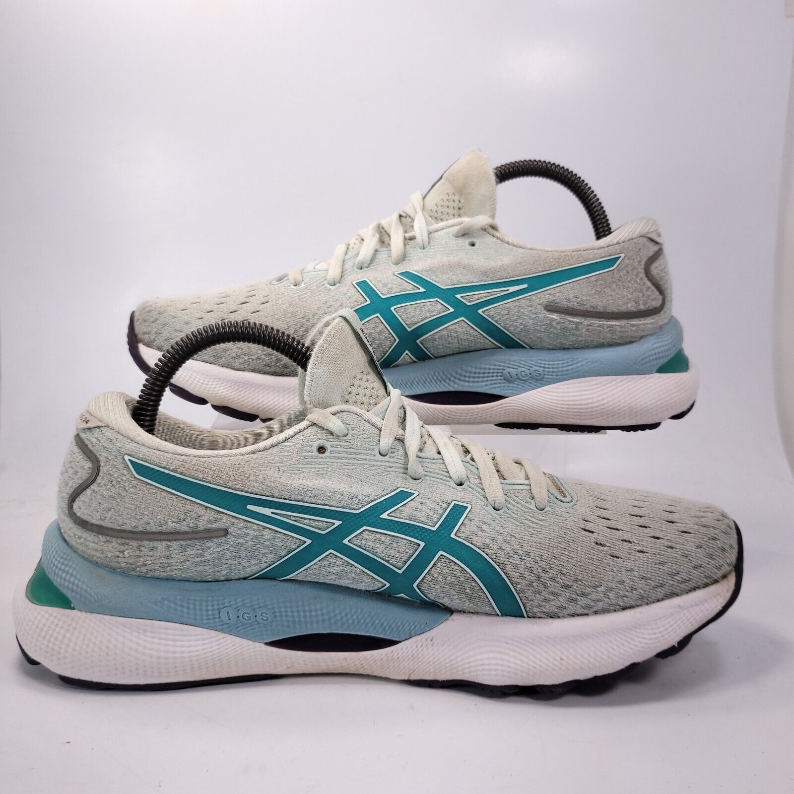 Asics Asics Gel-Nimbus 24 Shoes Women Size 8.5 1012B199 White Blue Size US 8.5 / IT 38.5 - 6 Thumbnail