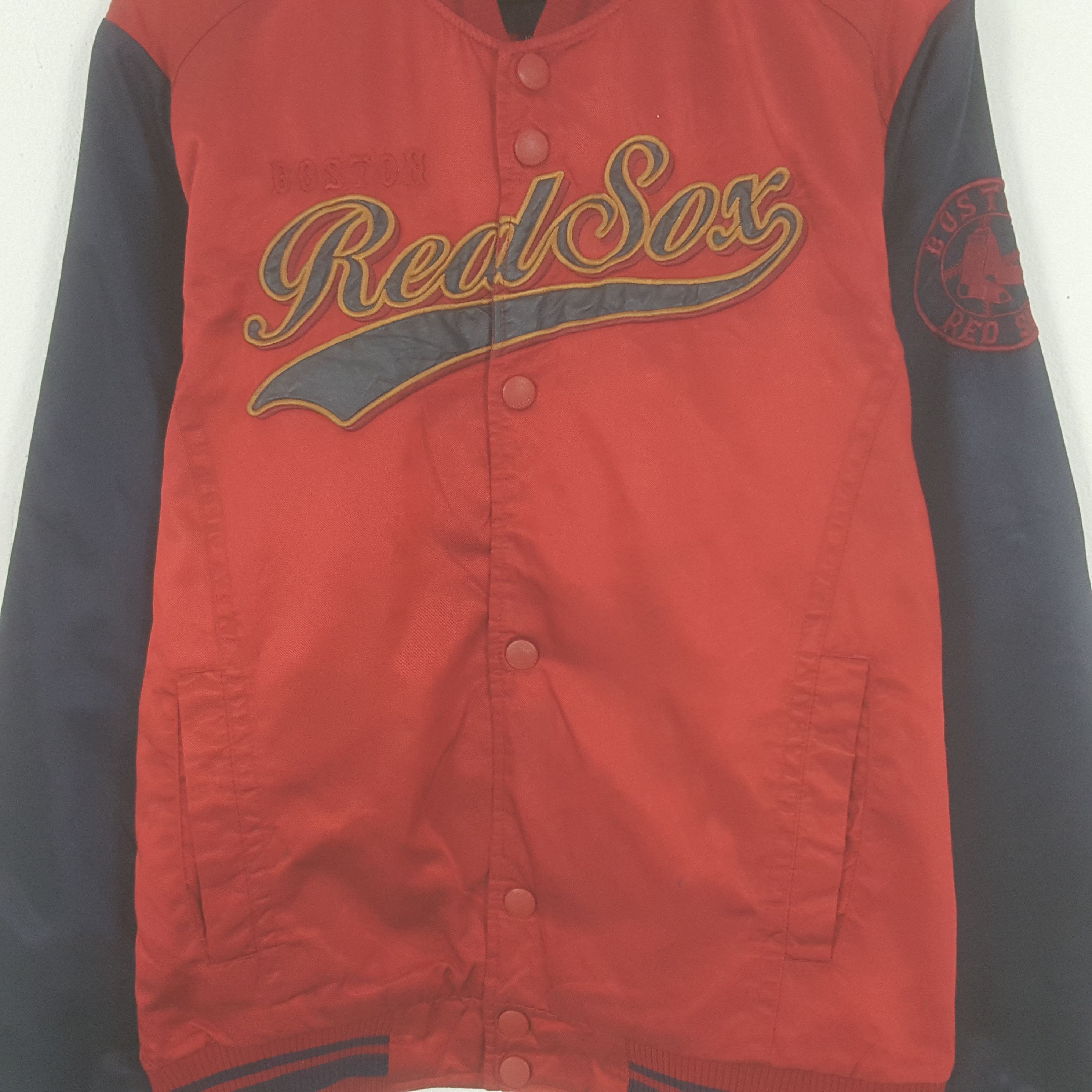 MLB × Vintage Vintage MLB Red Sox Varsity Jacket Size US L / EU 52-54 / 3 - 2 Thumbnail