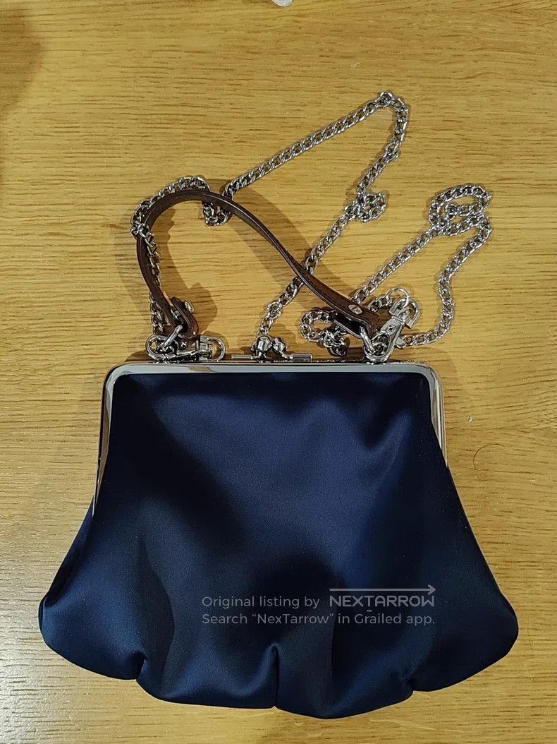 Vivienne Westwood Vivienne Westwood size os Navy blue embroidered dumpling ba Size ONE SIZE - 2 Thumbnail