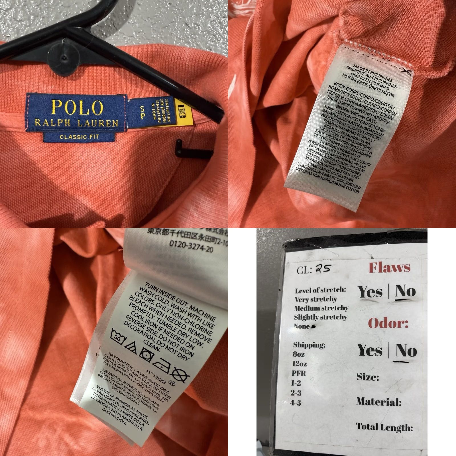 Polo Ralph Lauren Item Specifications: Material: 100% Rayon Size US L / EU 52-54 / 3 - 8 Thumbnail